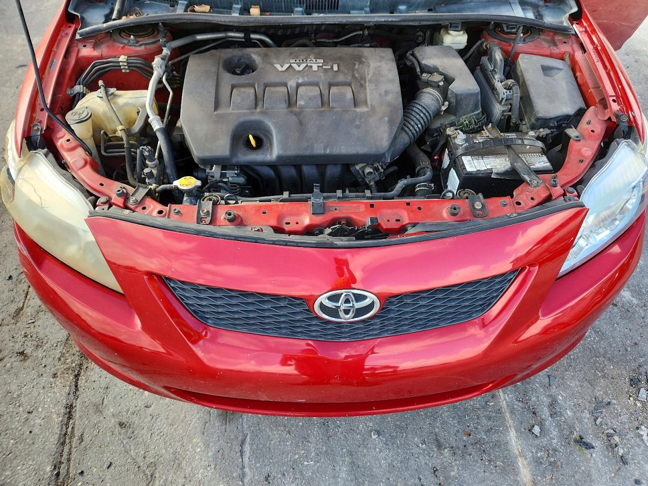2010 Toyota Corolla Le Красный vin: 2T1BU4EEXAC358142
