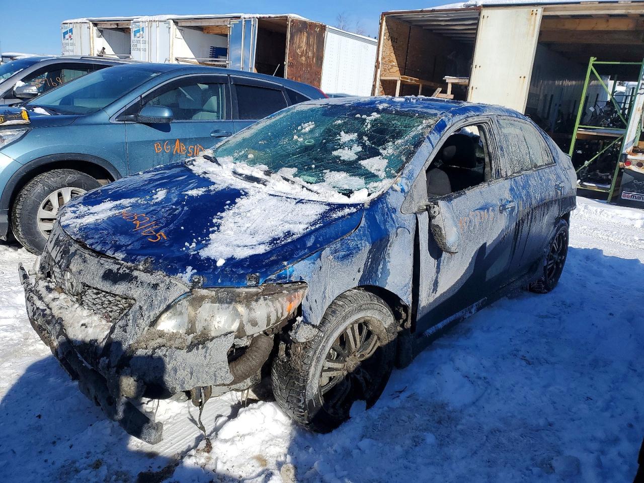 2010 Toyota Corolla Base Blue vin: 2T1BU4EEXAC360683