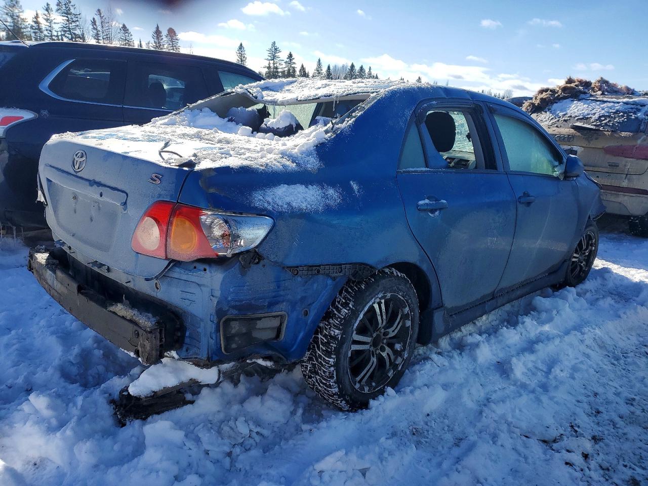 2010 Toyota Corolla Base Blue vin: 2T1BU4EEXAC360683
