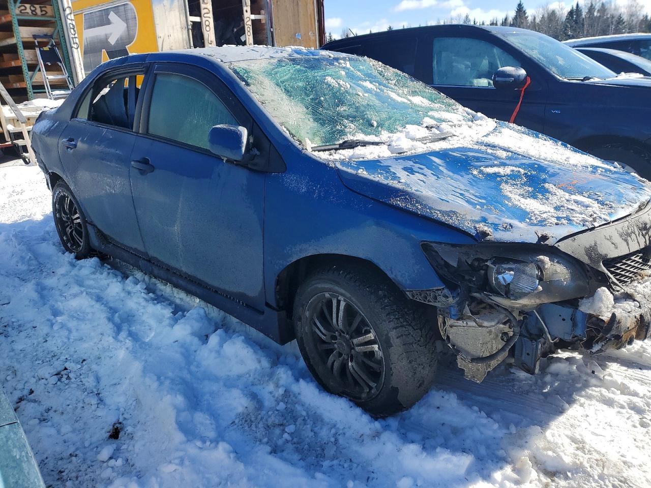 2010 Toyota Corolla Base Blue vin: 2T1BU4EEXAC360683