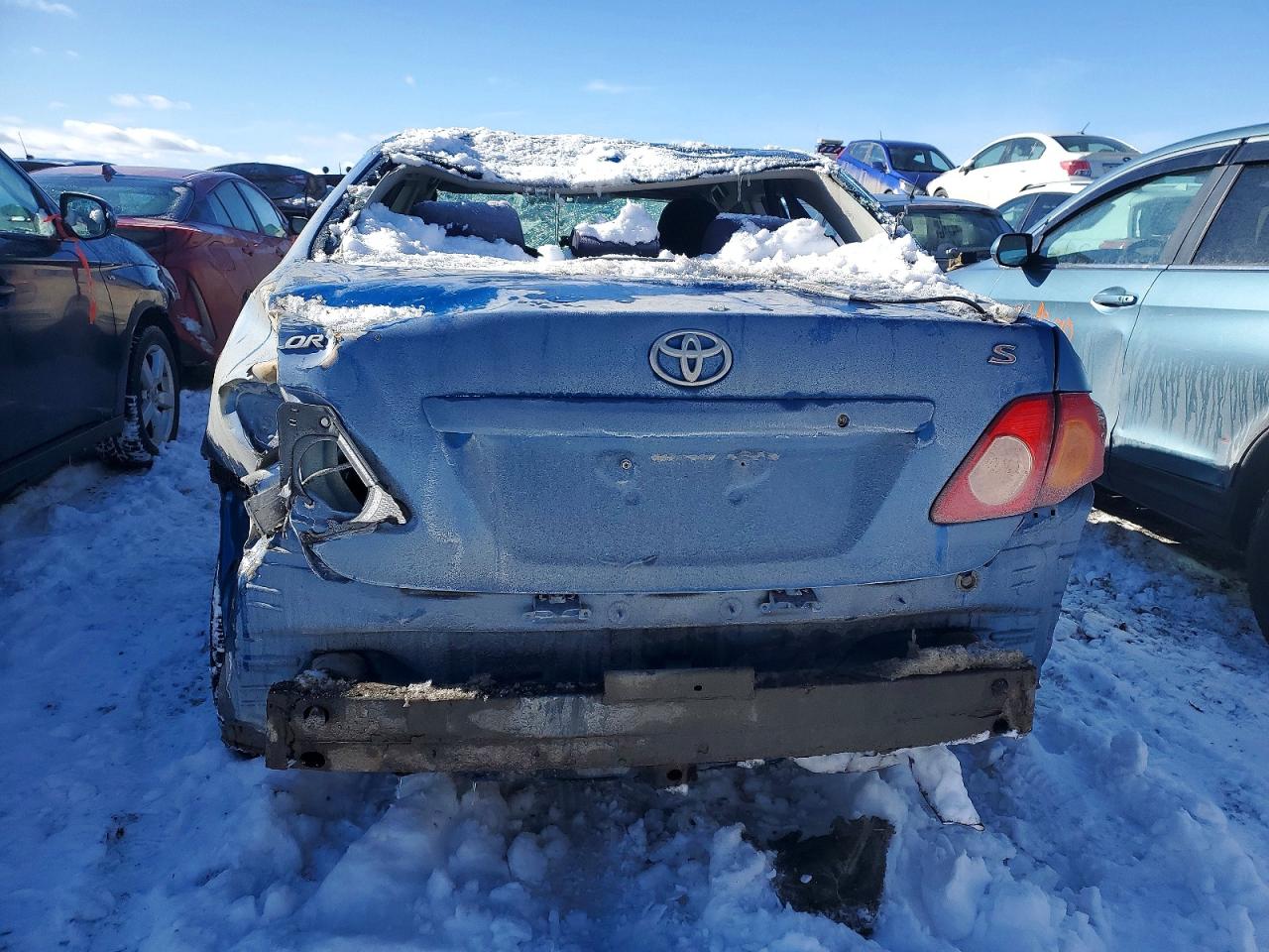 2010 Toyota Corolla Base Blue vin: 2T1BU4EEXAC360683