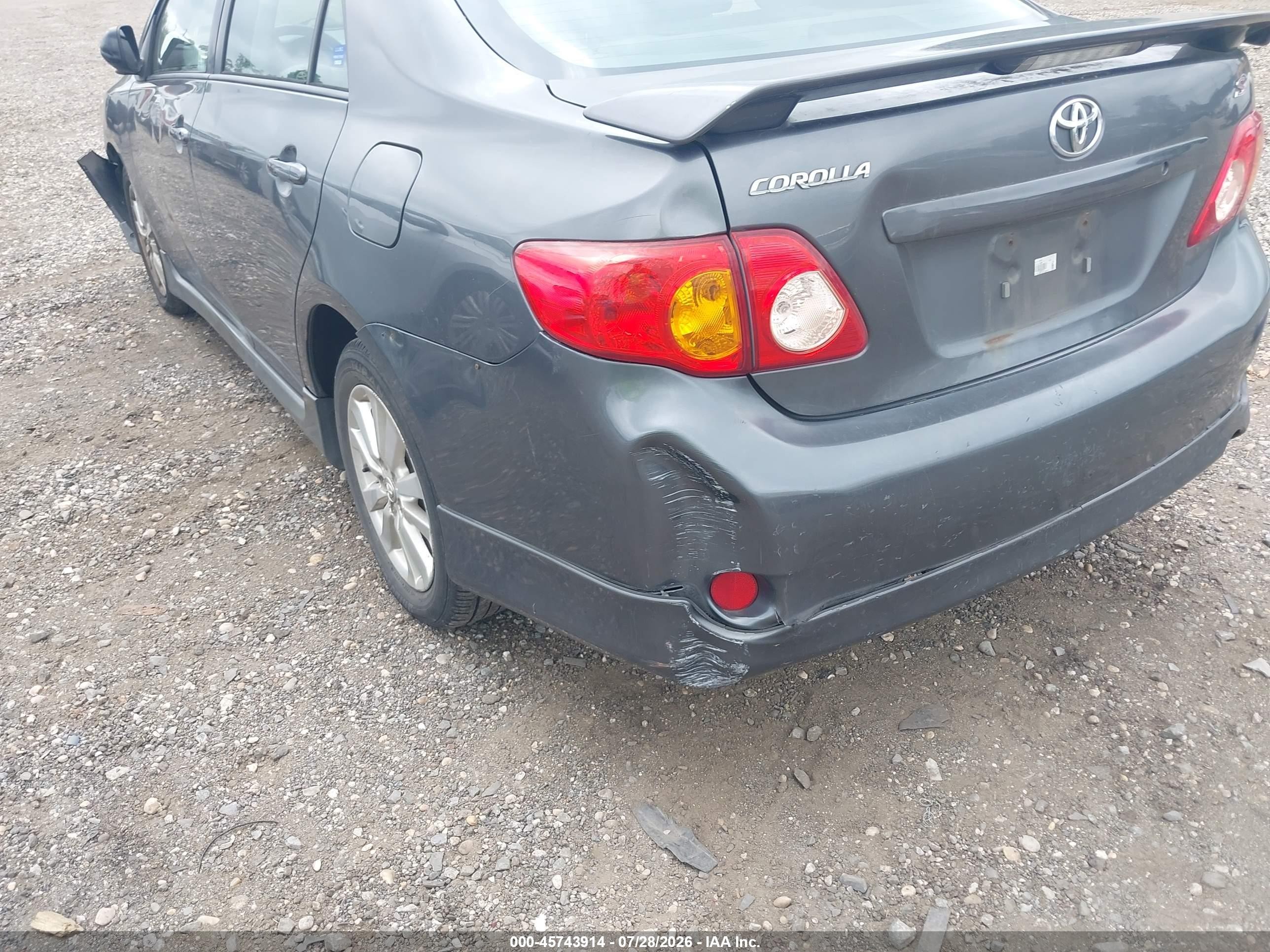 2010 Toyota Corolla S Серый vin: 2T1BU4EEXAC368721