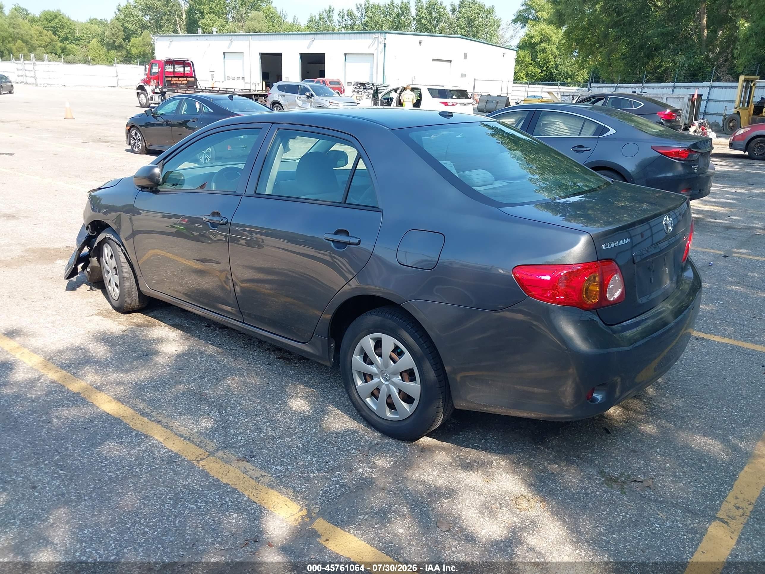 2010 Toyota Corolla   Серый vin: 2T1BU4EEXAC375264