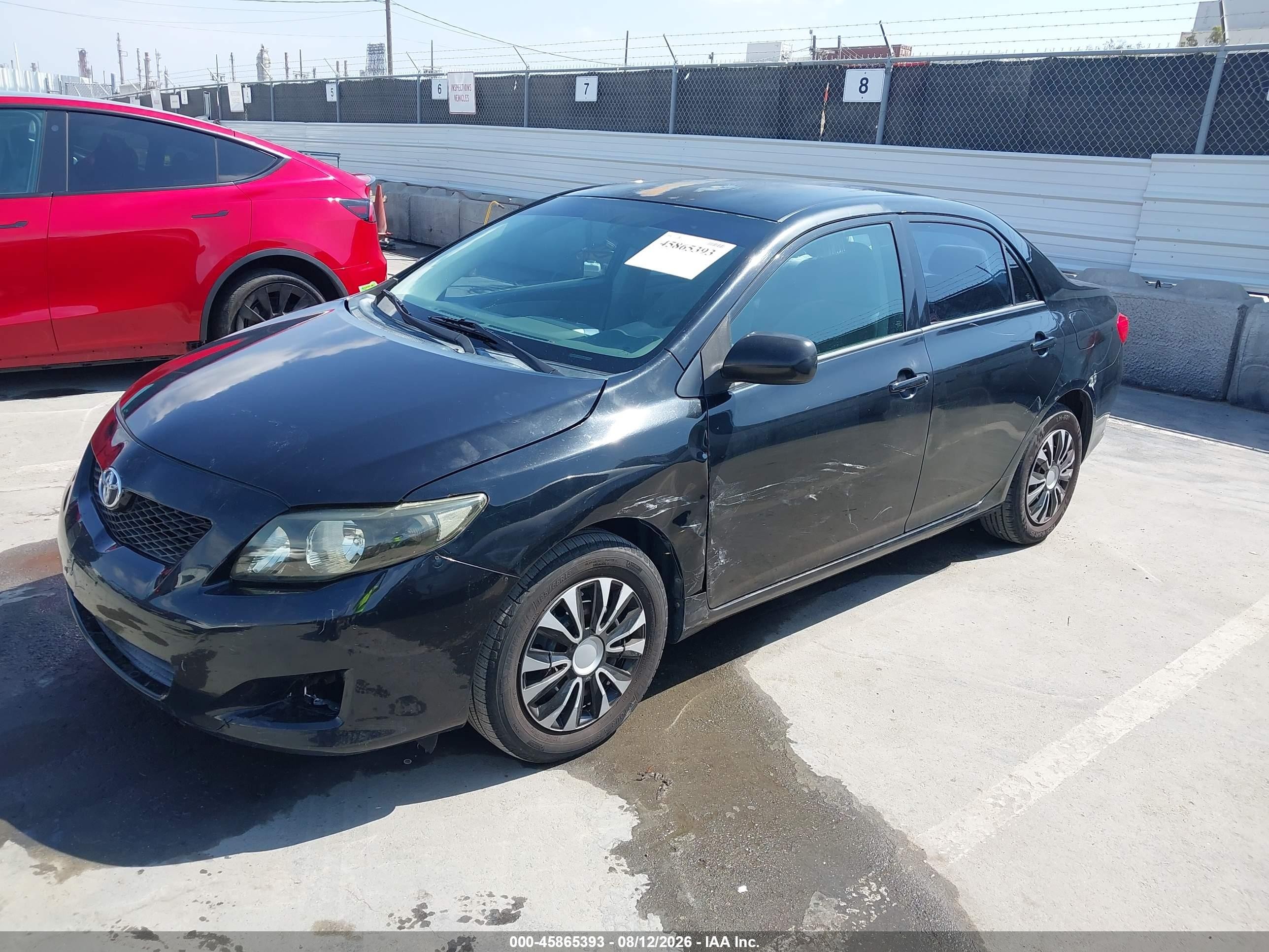 2010 Toyota Corolla Le Black vin: 2T1BU4EEXAC382098