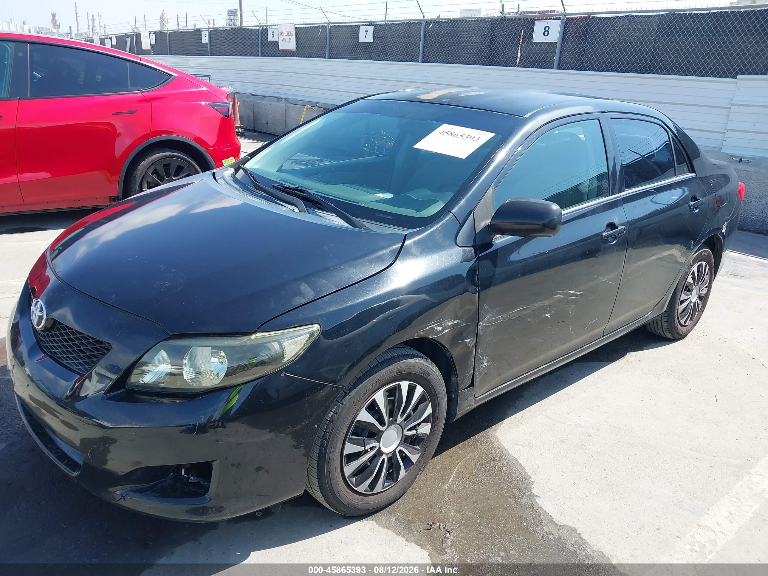2010 Toyota Corolla Le Black vin: 2T1BU4EEXAC382098