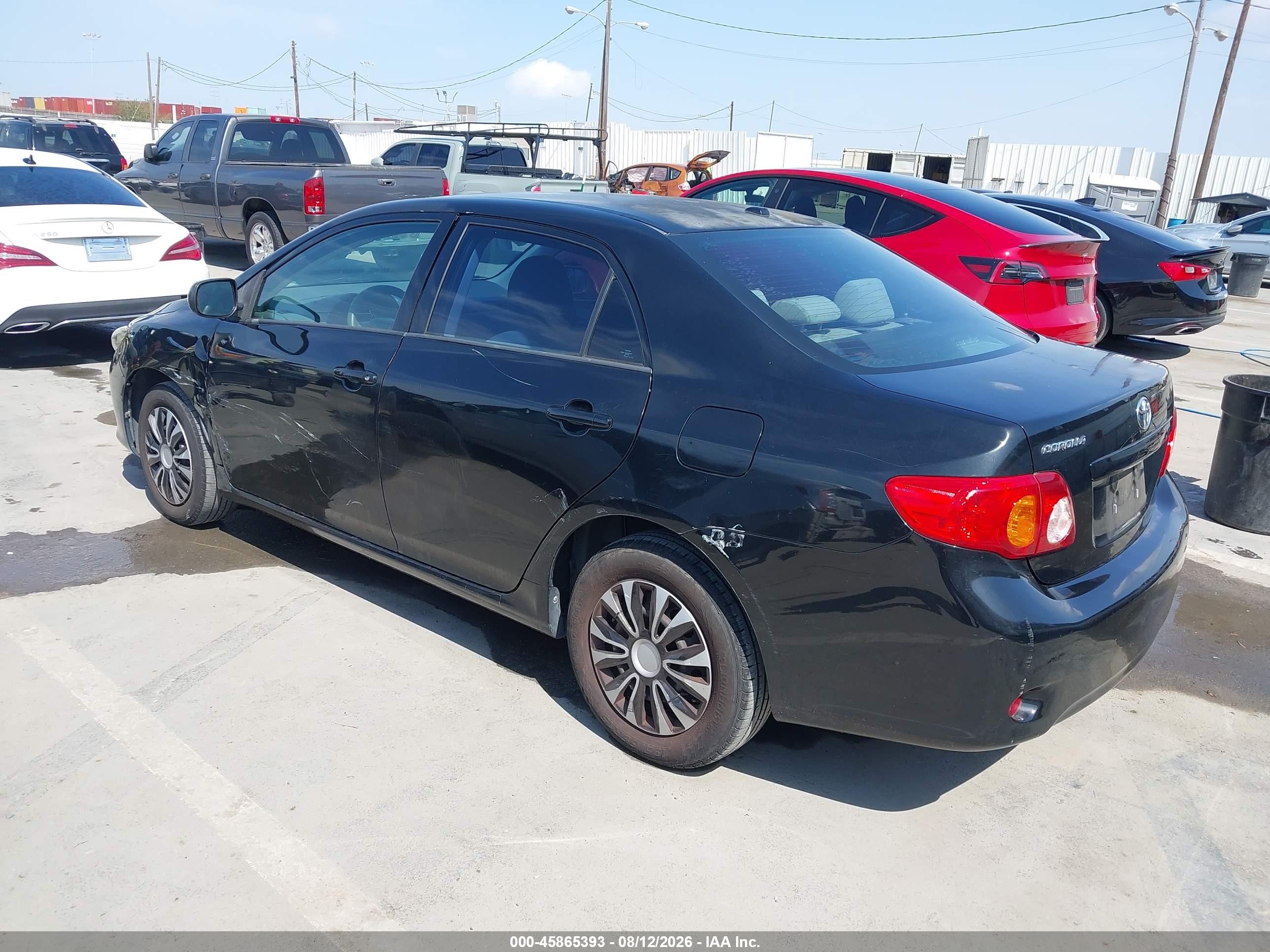 2010 Toyota Corolla Le Black vin: 2T1BU4EEXAC382098
