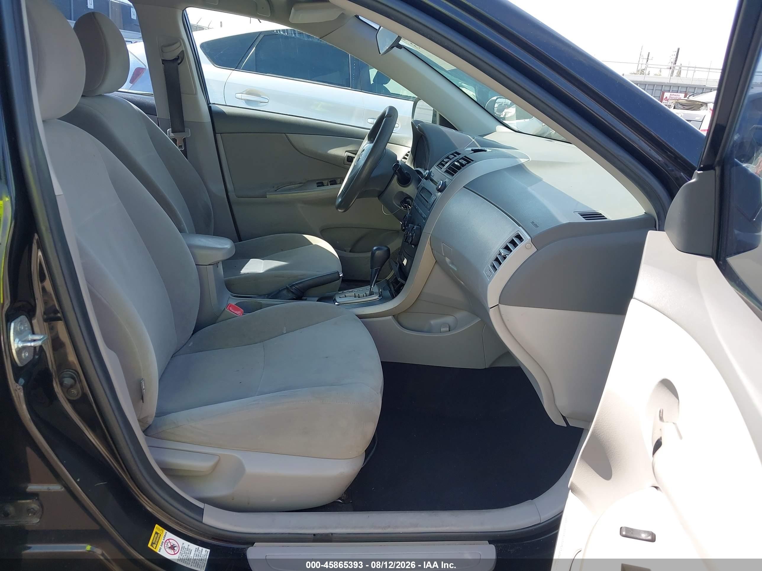 2010 Toyota Corolla Le Black vin: 2T1BU4EEXAC382098