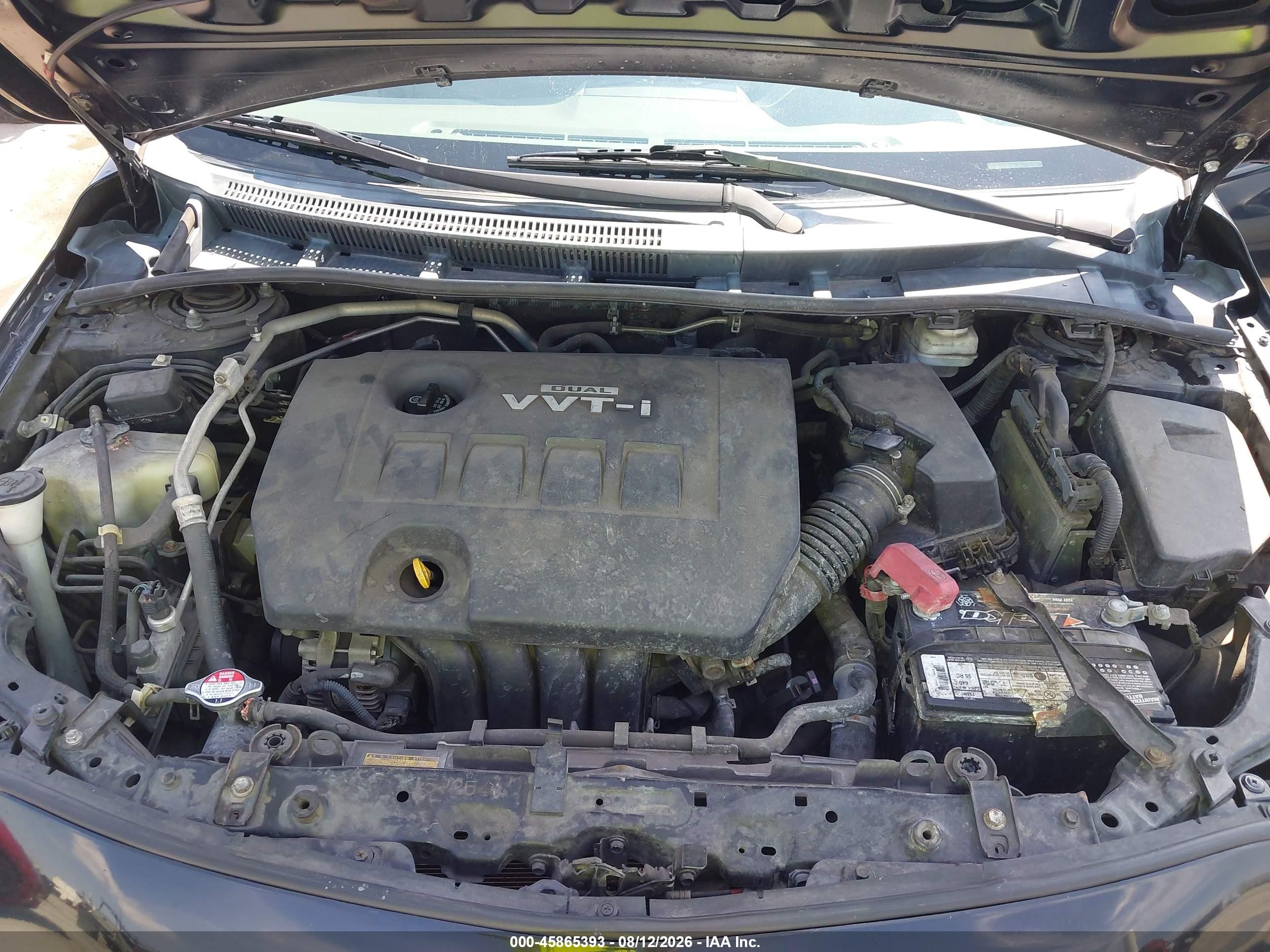 2010 Toyota Corolla Le Black vin: 2T1BU4EEXAC382098
