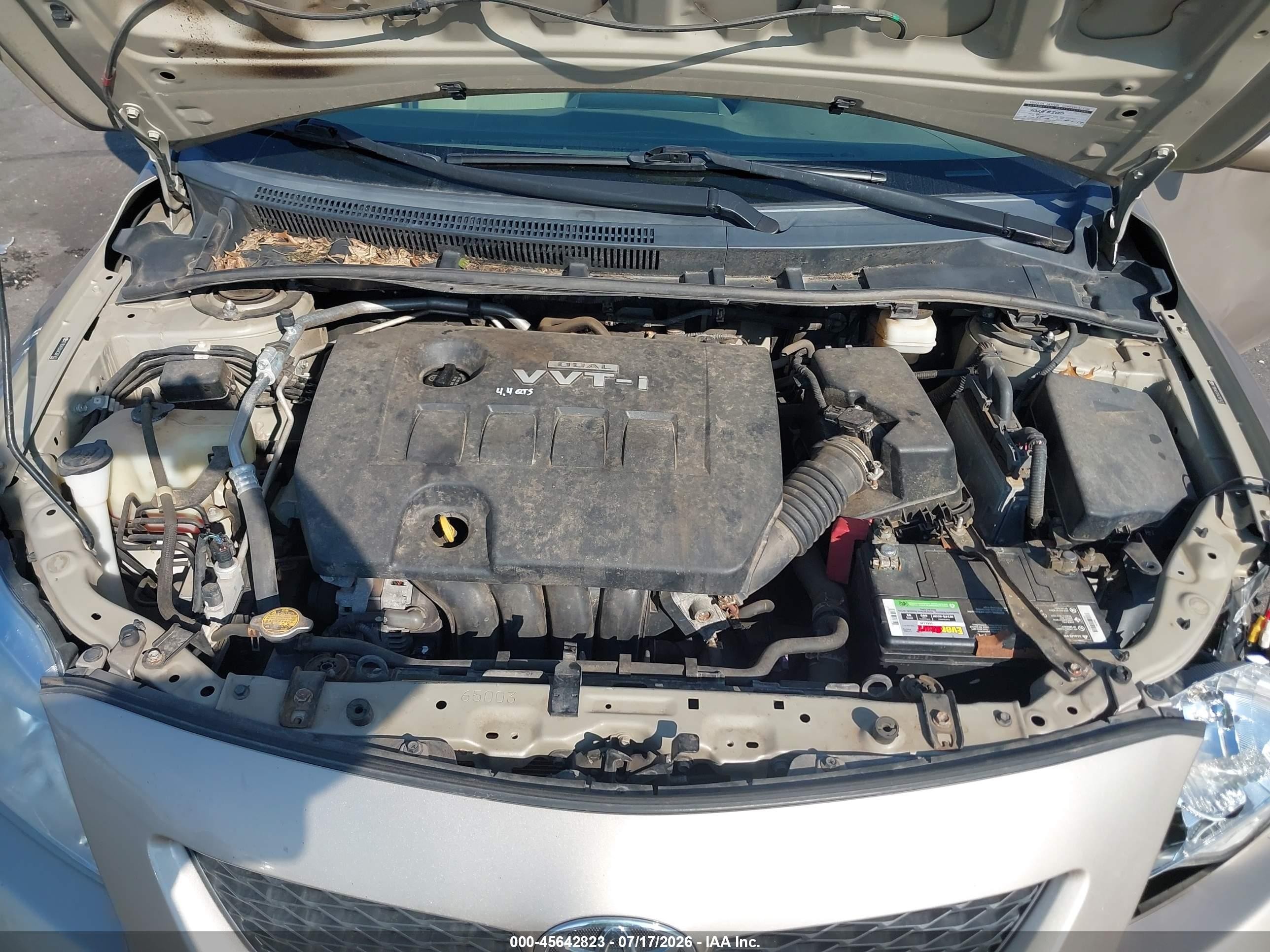 2010 Toyota Corolla Le Beige vin: 2T1BU4EEXAC387432