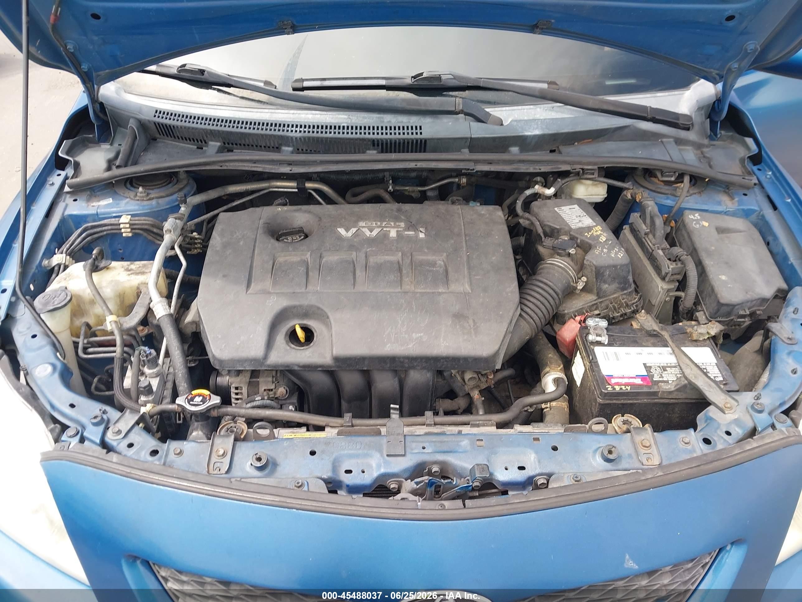 2010 Toyota Corolla Le Blue vin: 2T1BU4EEXAC392890