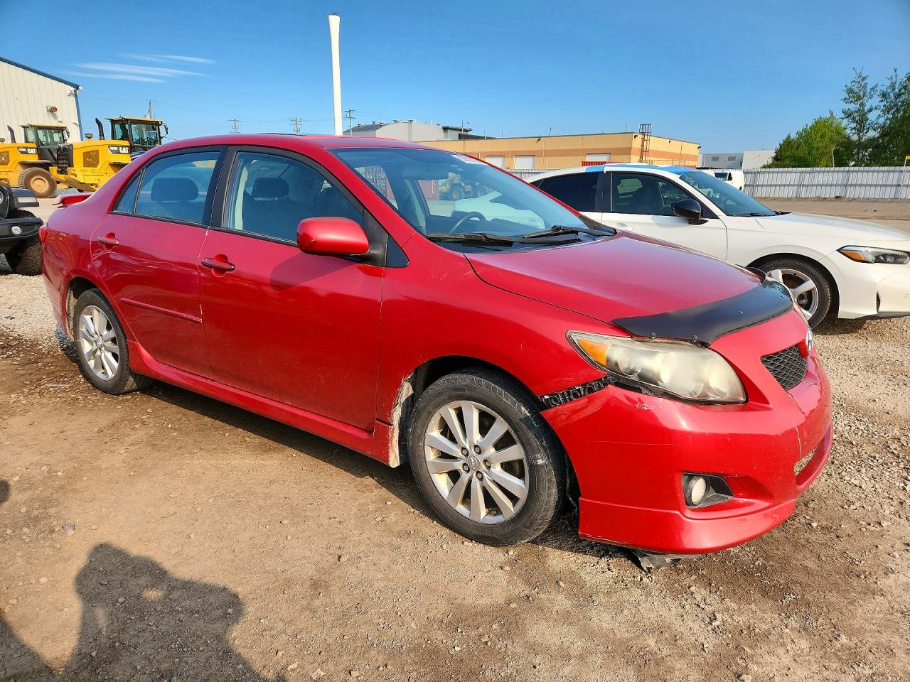 2010 Toyota Corolla Base Red vin: 2T1BU4EEXAC399094
