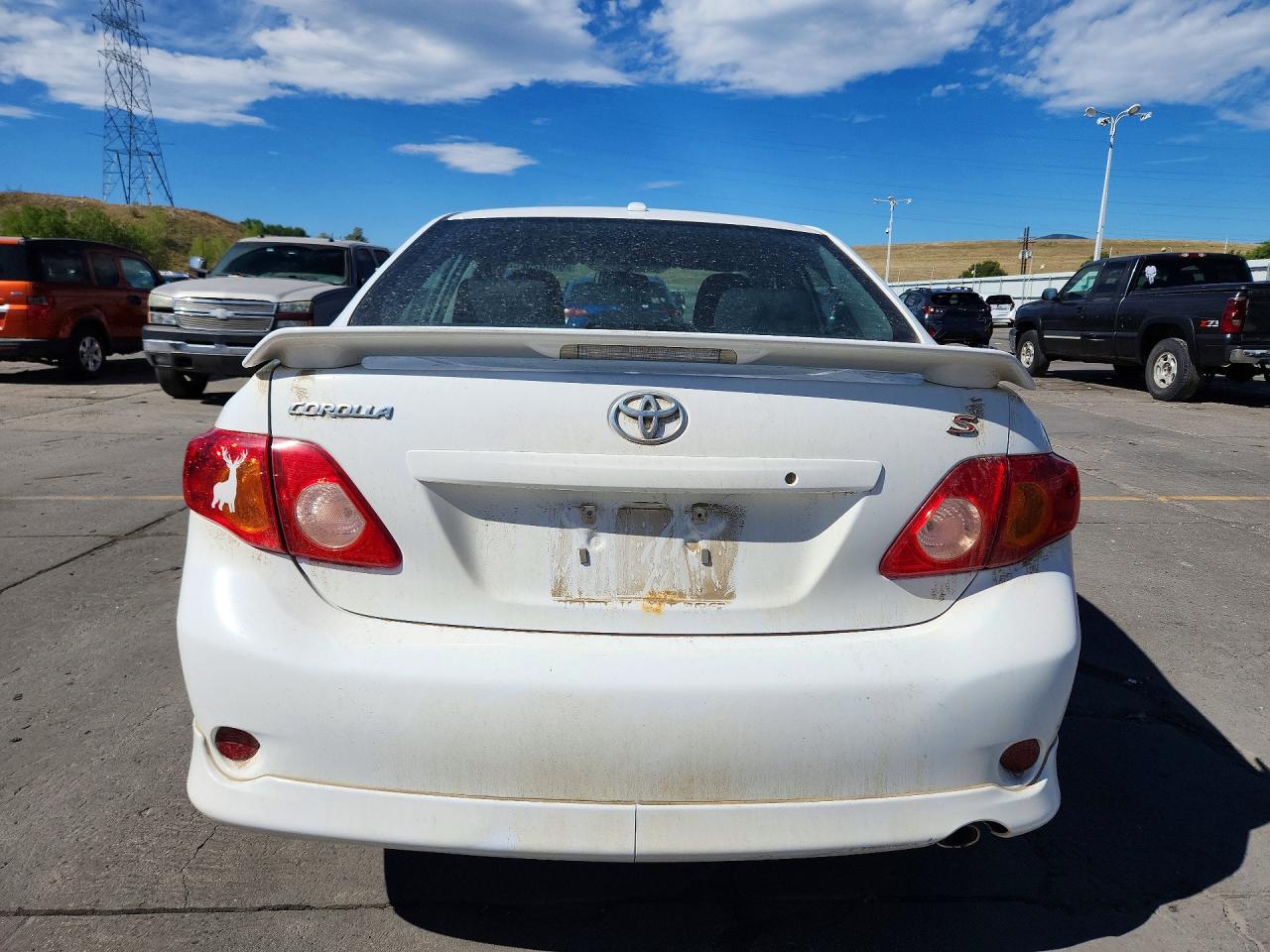 2010 Toyota Corolla S White vin: 2T1BU4EEXAC407744