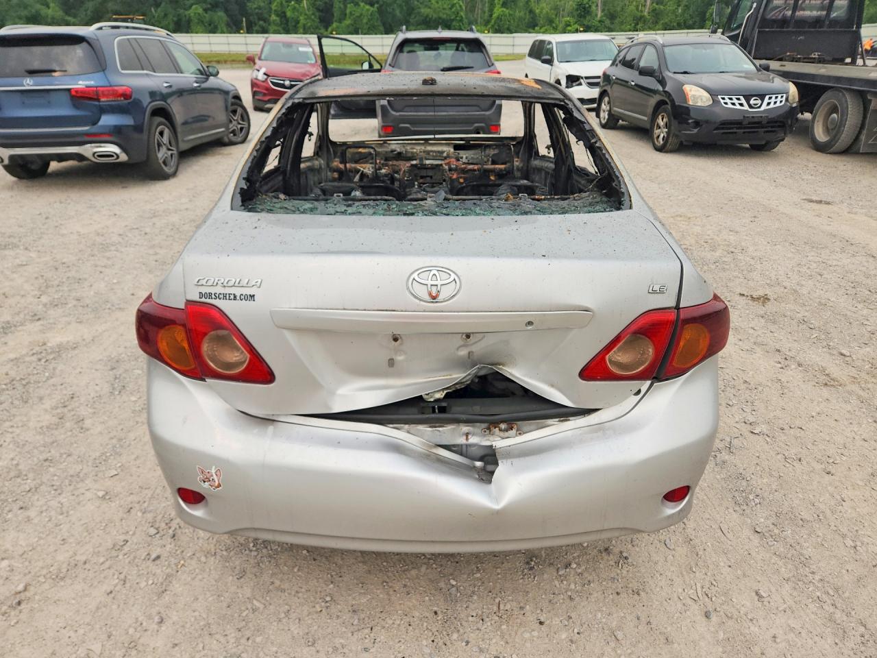 2010 Toyota Corolla Le Silver vin: 2T1BU4EEXAC408540