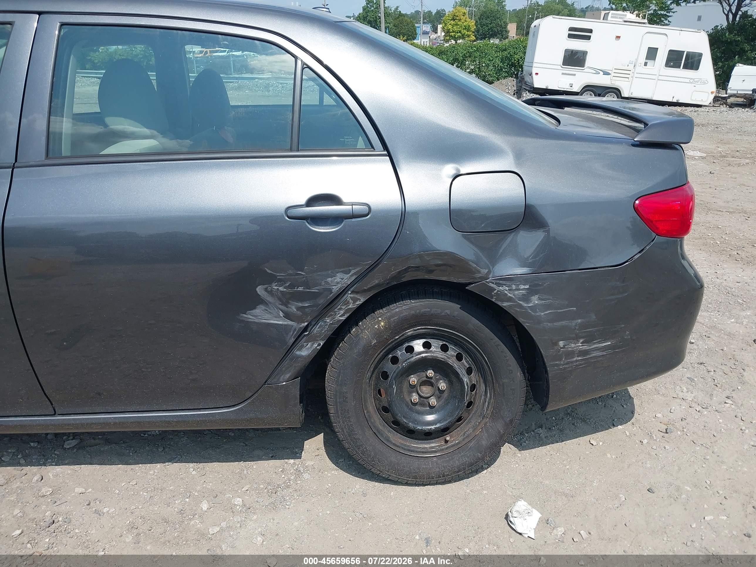 2010 Toyota Corolla Le Gray vin: 2T1BU4EEXAC410059
