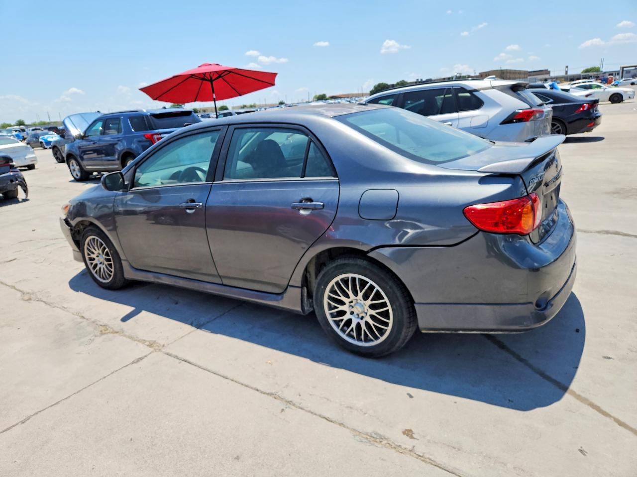 2010 Toyota Corolla S Gray vin: 2T1BU4EEXAC416797