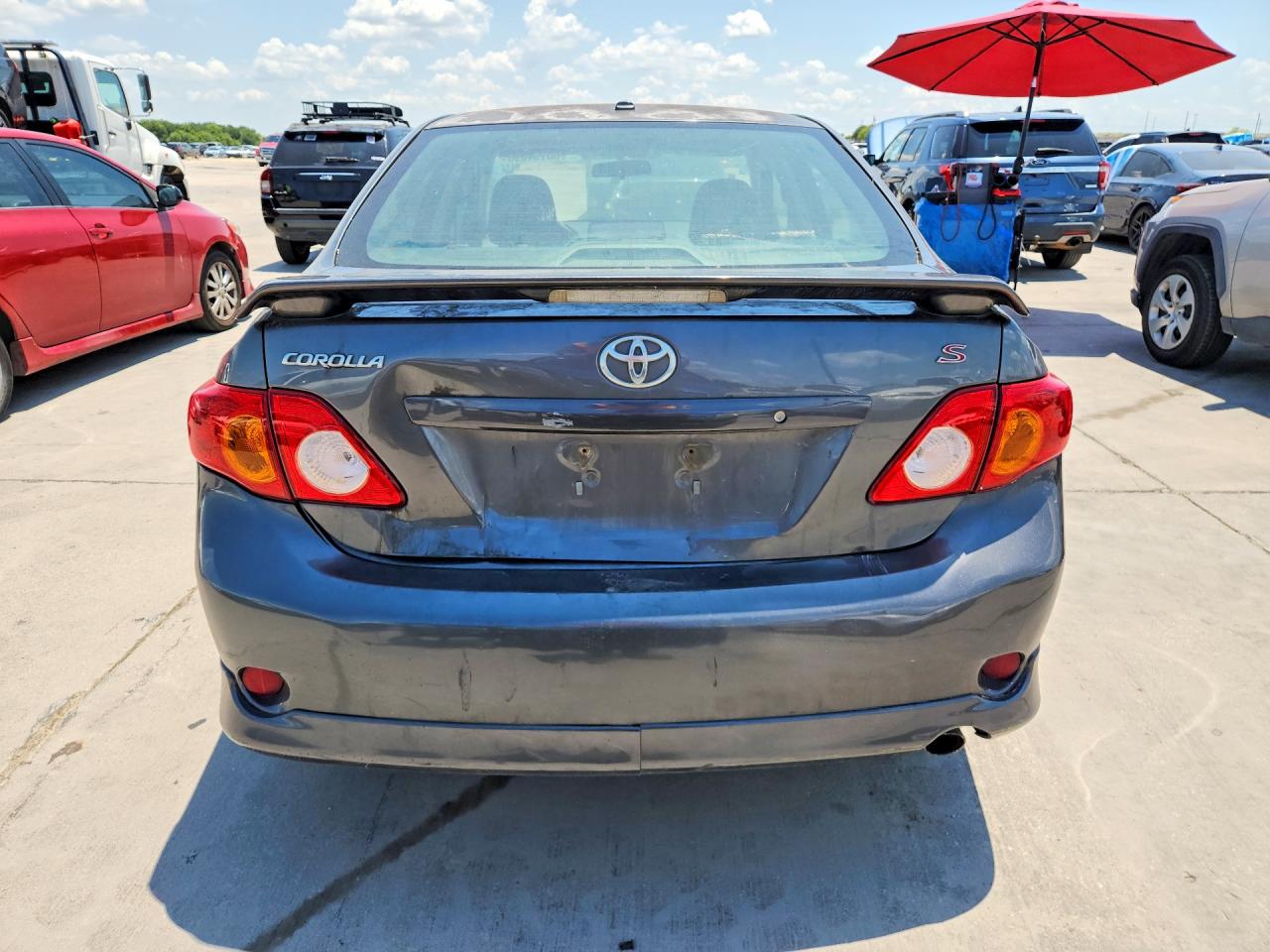 2010 Toyota Corolla S Gray vin: 2T1BU4EEXAC416797
