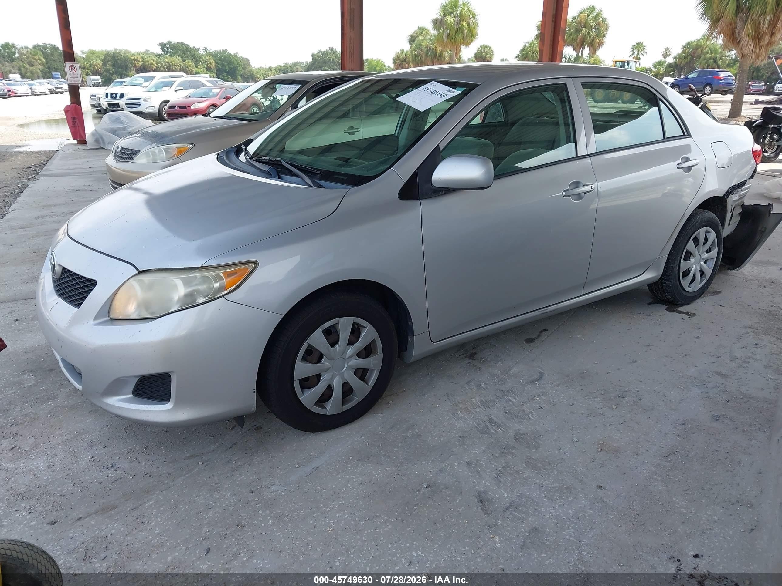 2010 Toyota Corolla Le Silver vin: 2T1BU4EEXAC420882