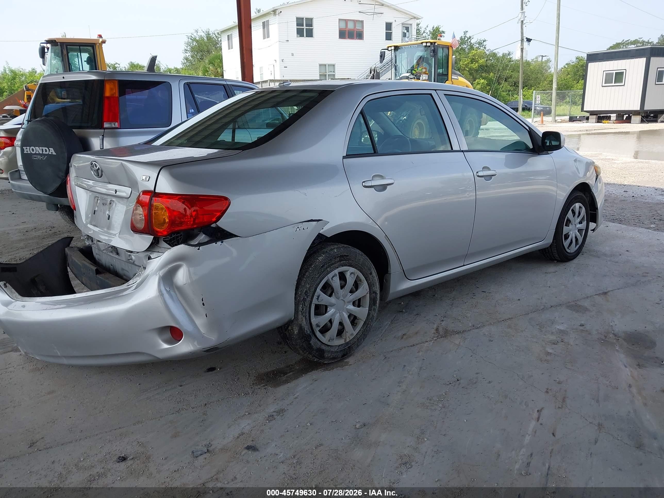 2010 Toyota Corolla Le Silver vin: 2T1BU4EEXAC420882