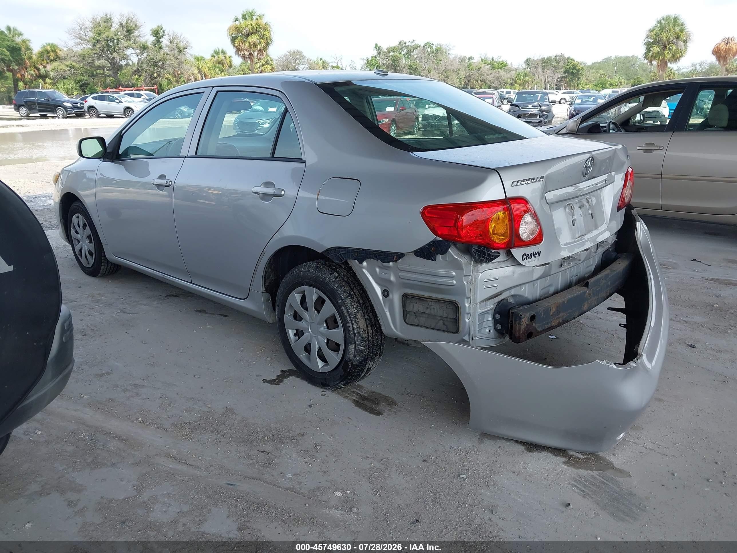 2010 Toyota Corolla Le Silver vin: 2T1BU4EEXAC420882