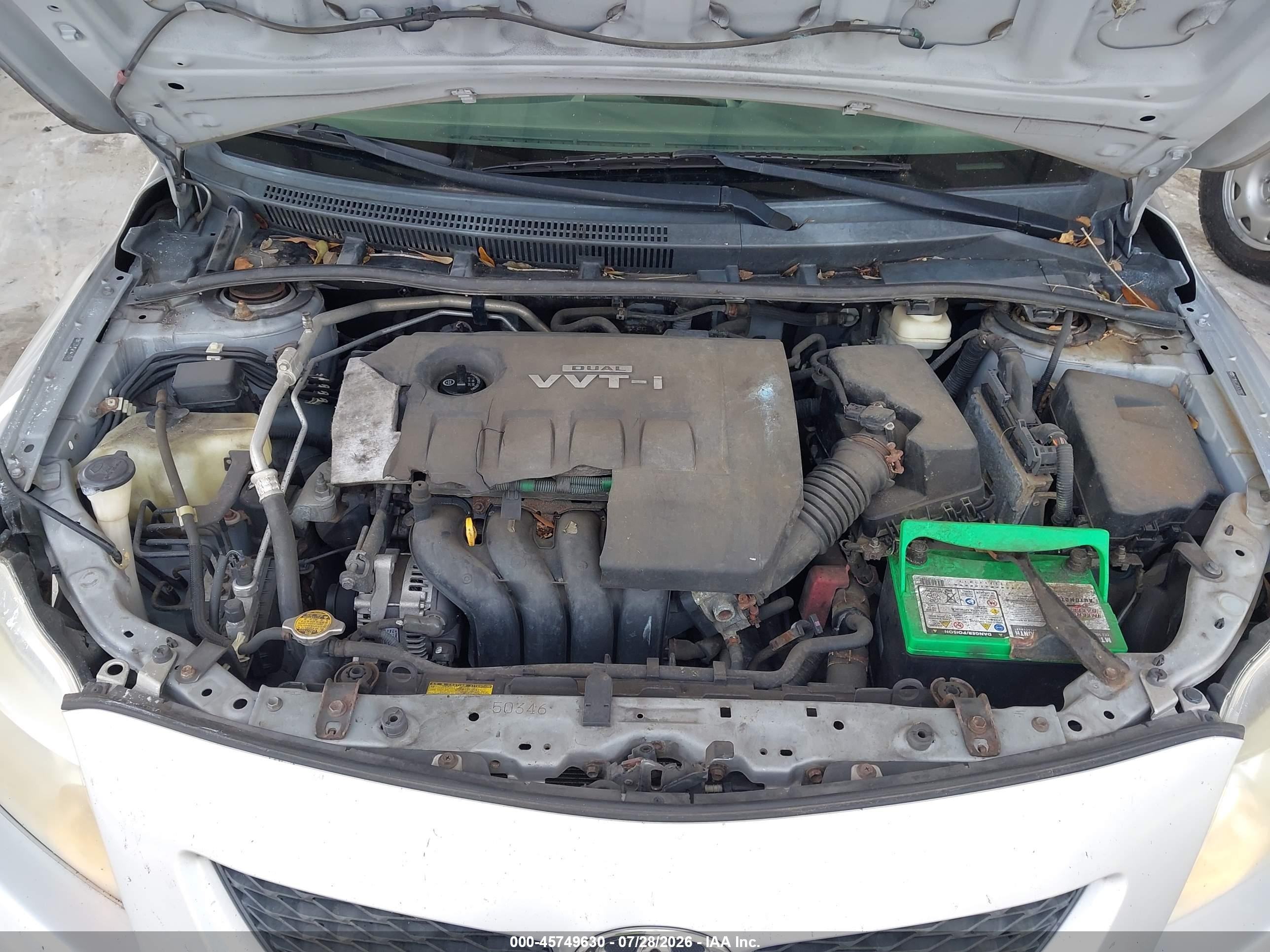 2010 Toyota Corolla Le Silver vin: 2T1BU4EEXAC420882