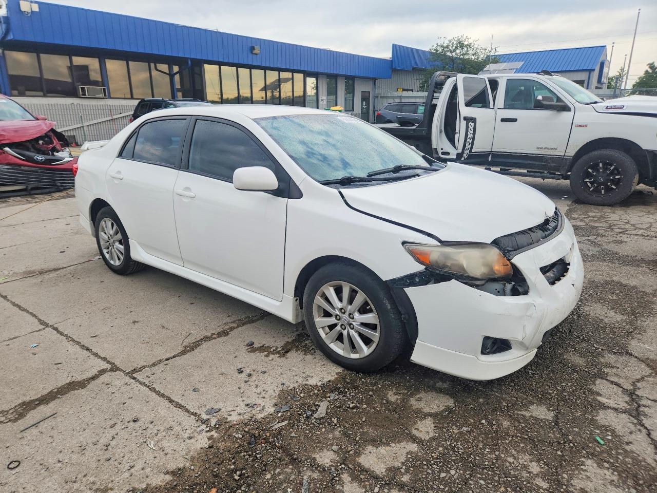2010 Toyota Corolla S White vin: 2T1BU4EEXAC422471