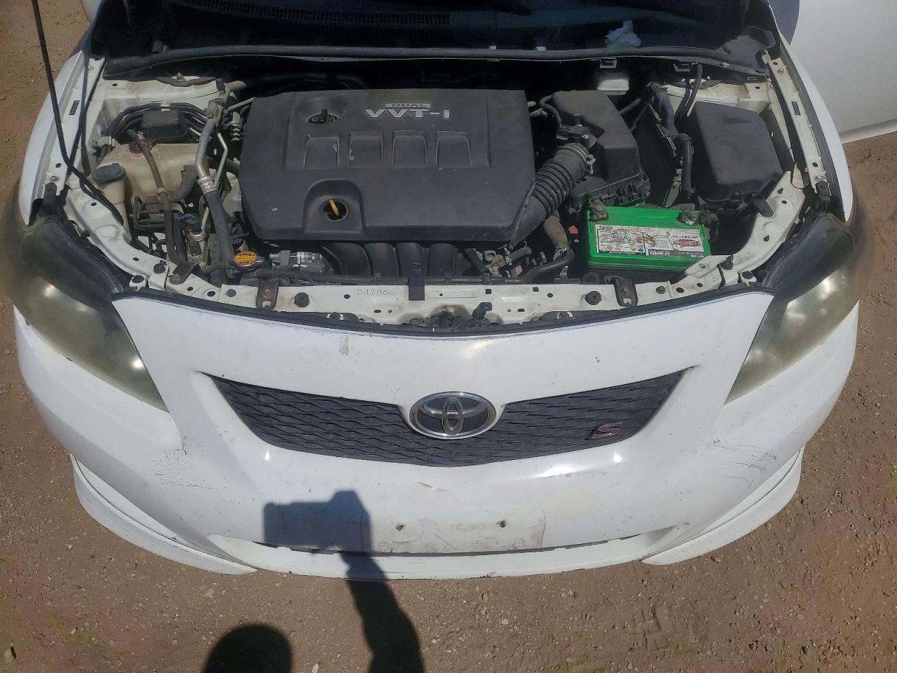 2010 Toyota Corolla S White vin: 2T1BU4EEXAC424592