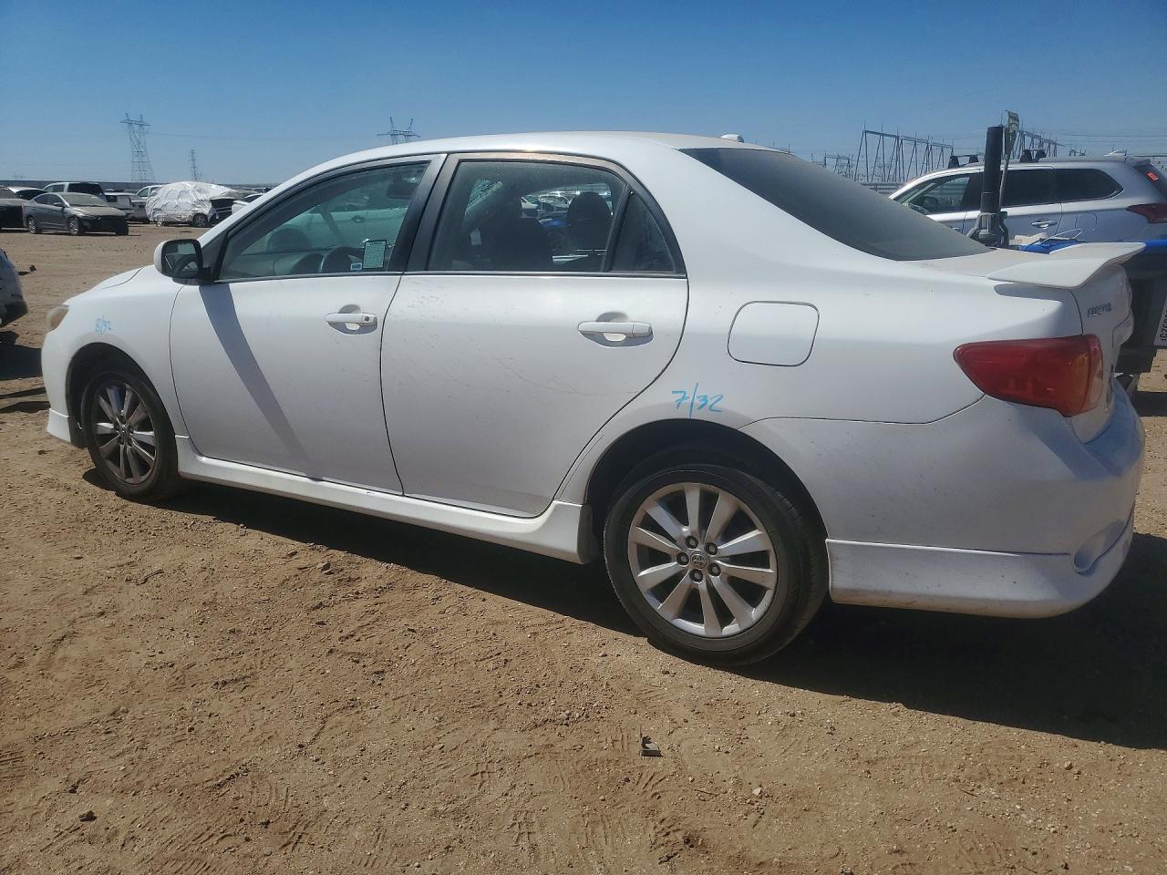 2010 Toyota Corolla S White vin: 2T1BU4EEXAC424592