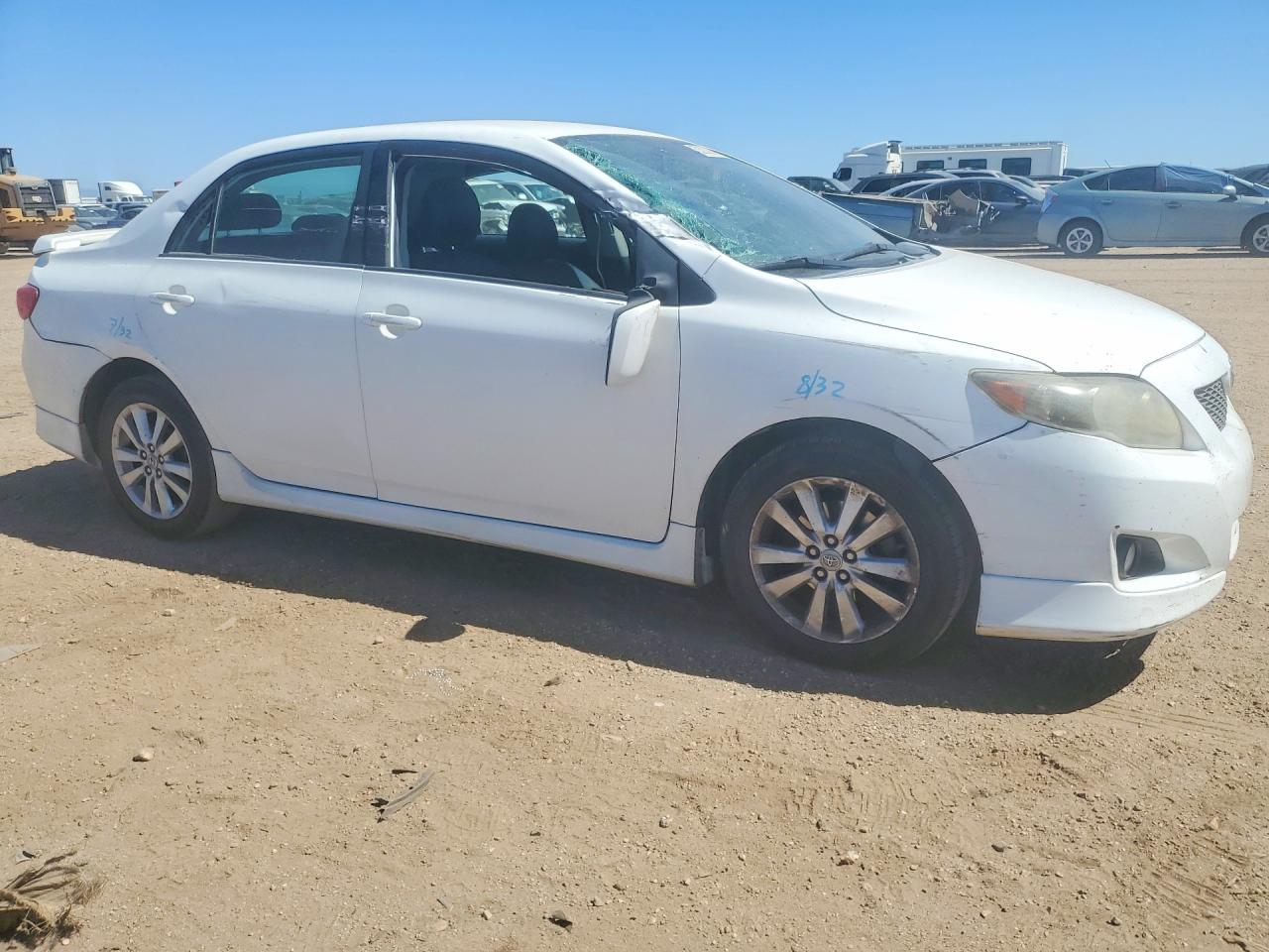 2010 Toyota Corolla S White vin: 2T1BU4EEXAC424592