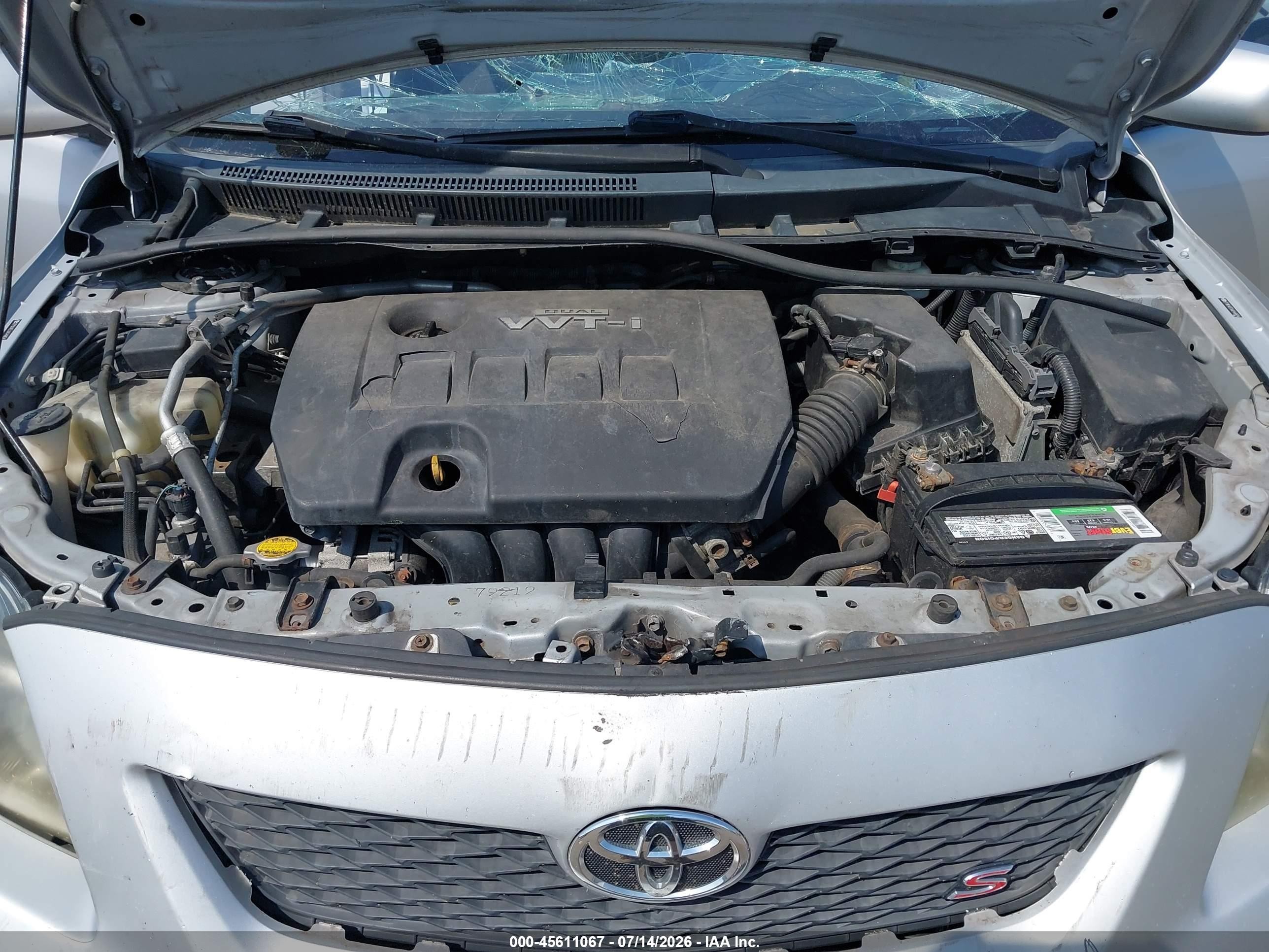 2010 Toyota Corolla S Серебряный vin: 2T1BU4EEXAC448634