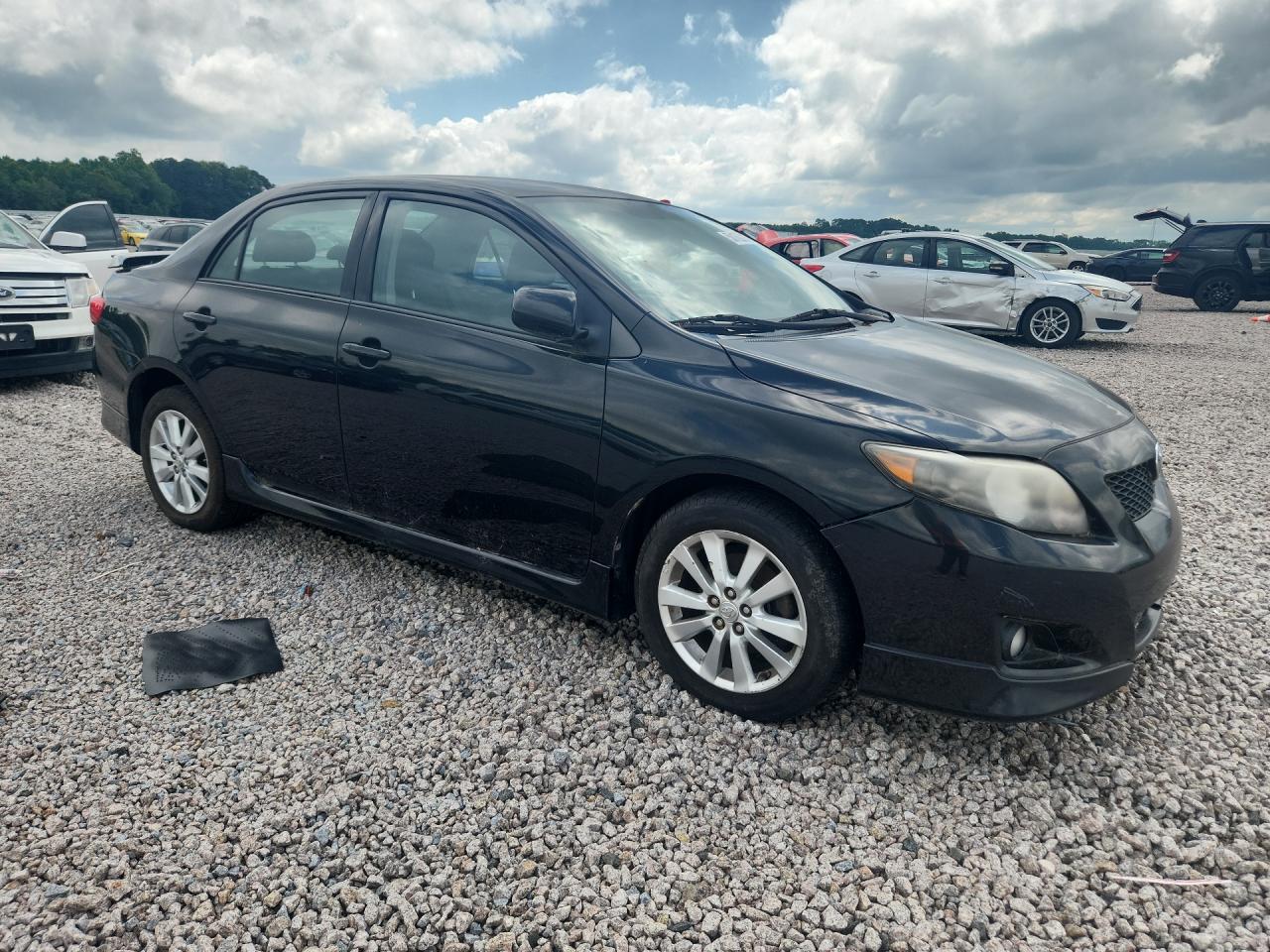 2010 Toyota Corolla S Black vin: 2T1BU4EEXAC456572