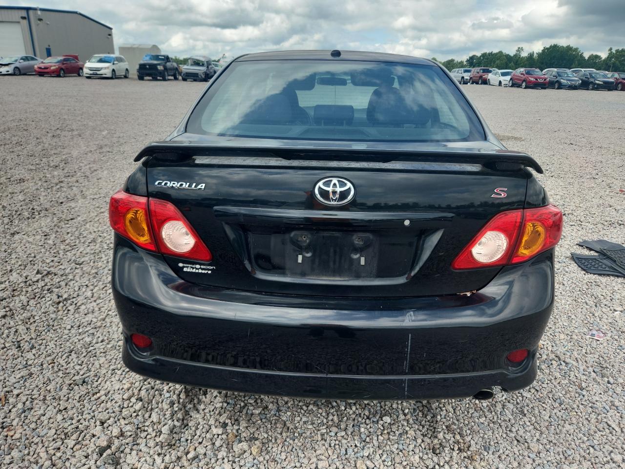 2010 Toyota Corolla S Black vin: 2T1BU4EEXAC456572
