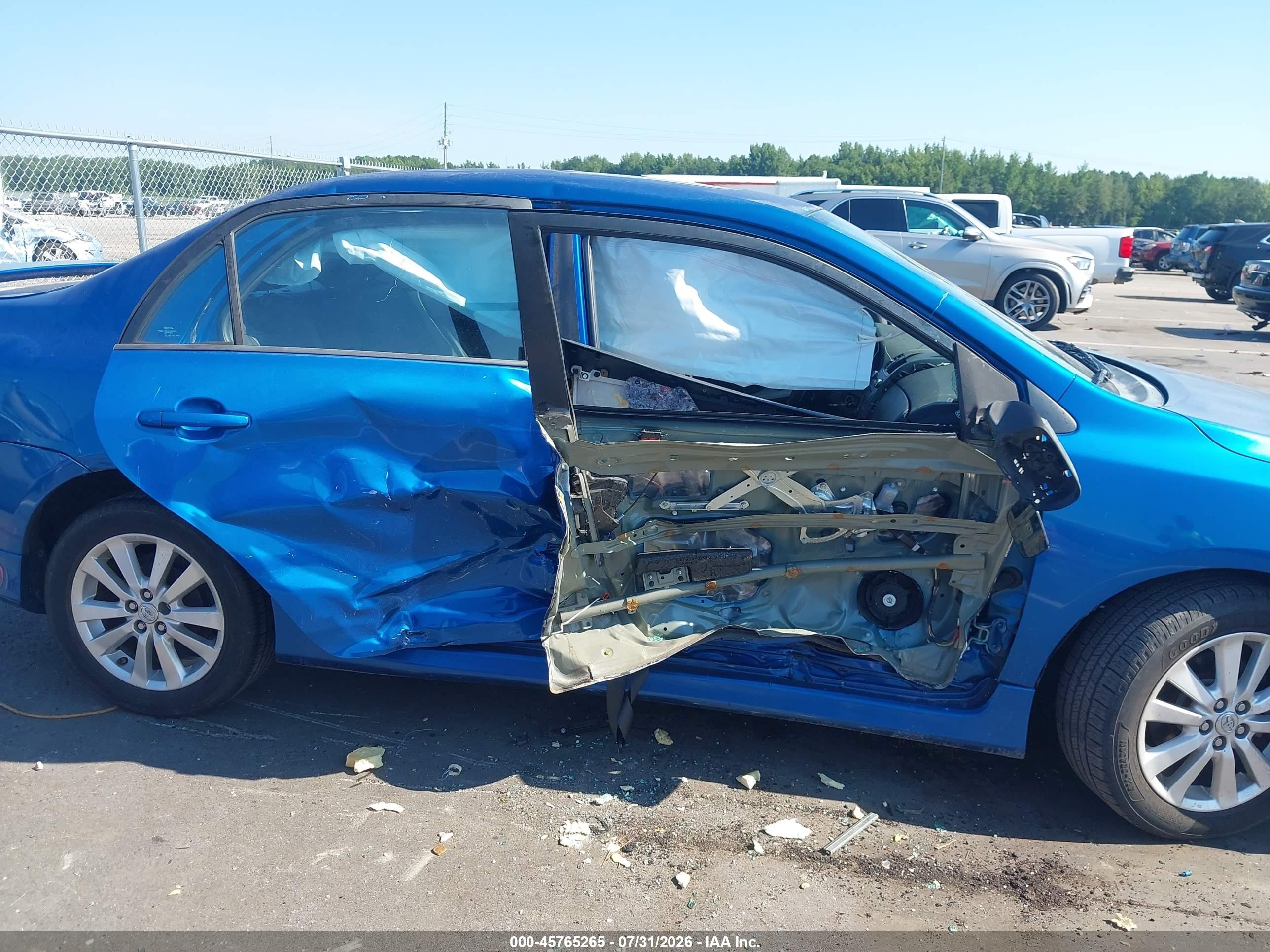 2010 Toyota Corolla S Blue vin: 2T1BU4EEXAC469032