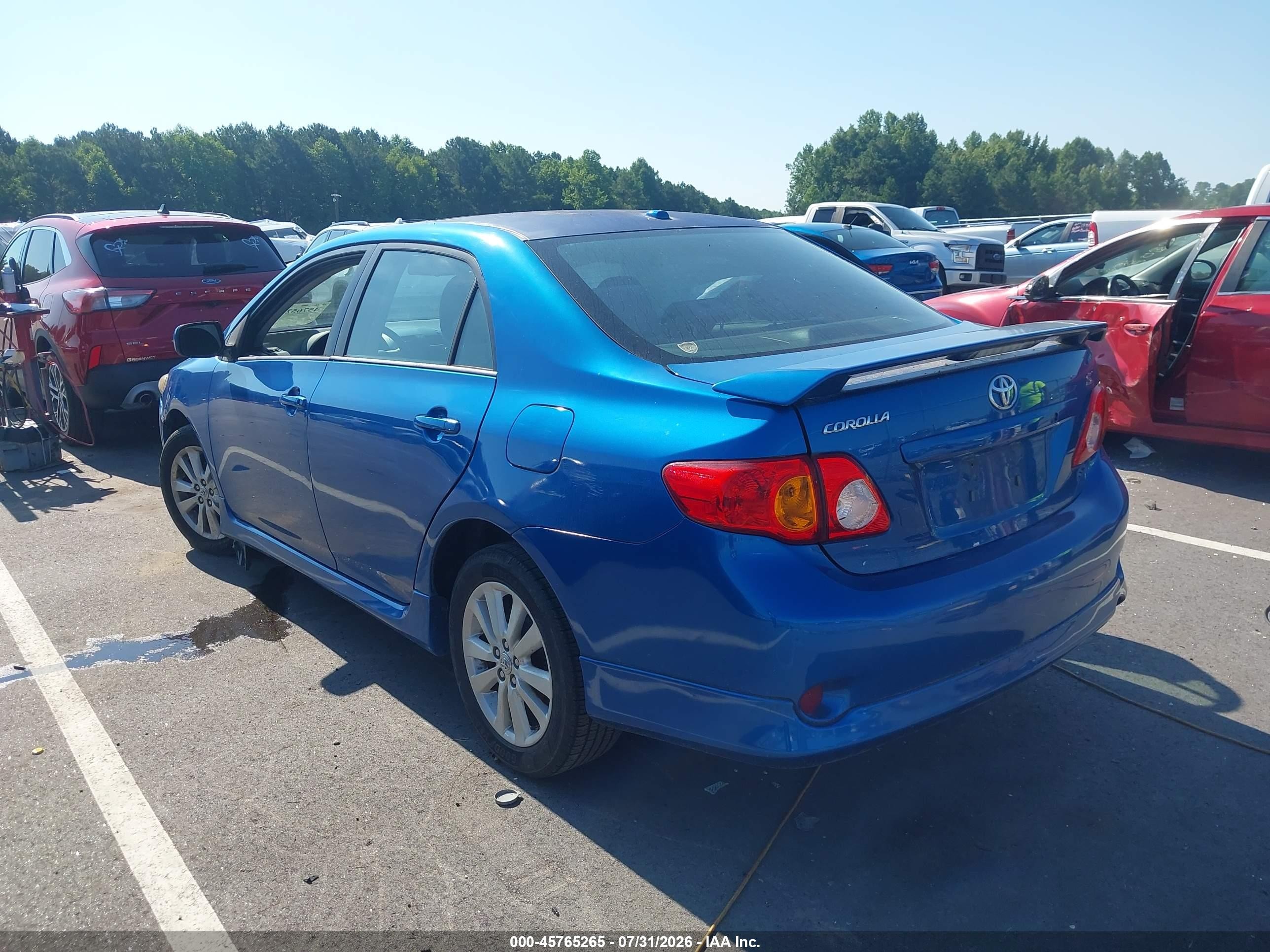 2010 Toyota Corolla S Blue vin: 2T1BU4EEXAC469032