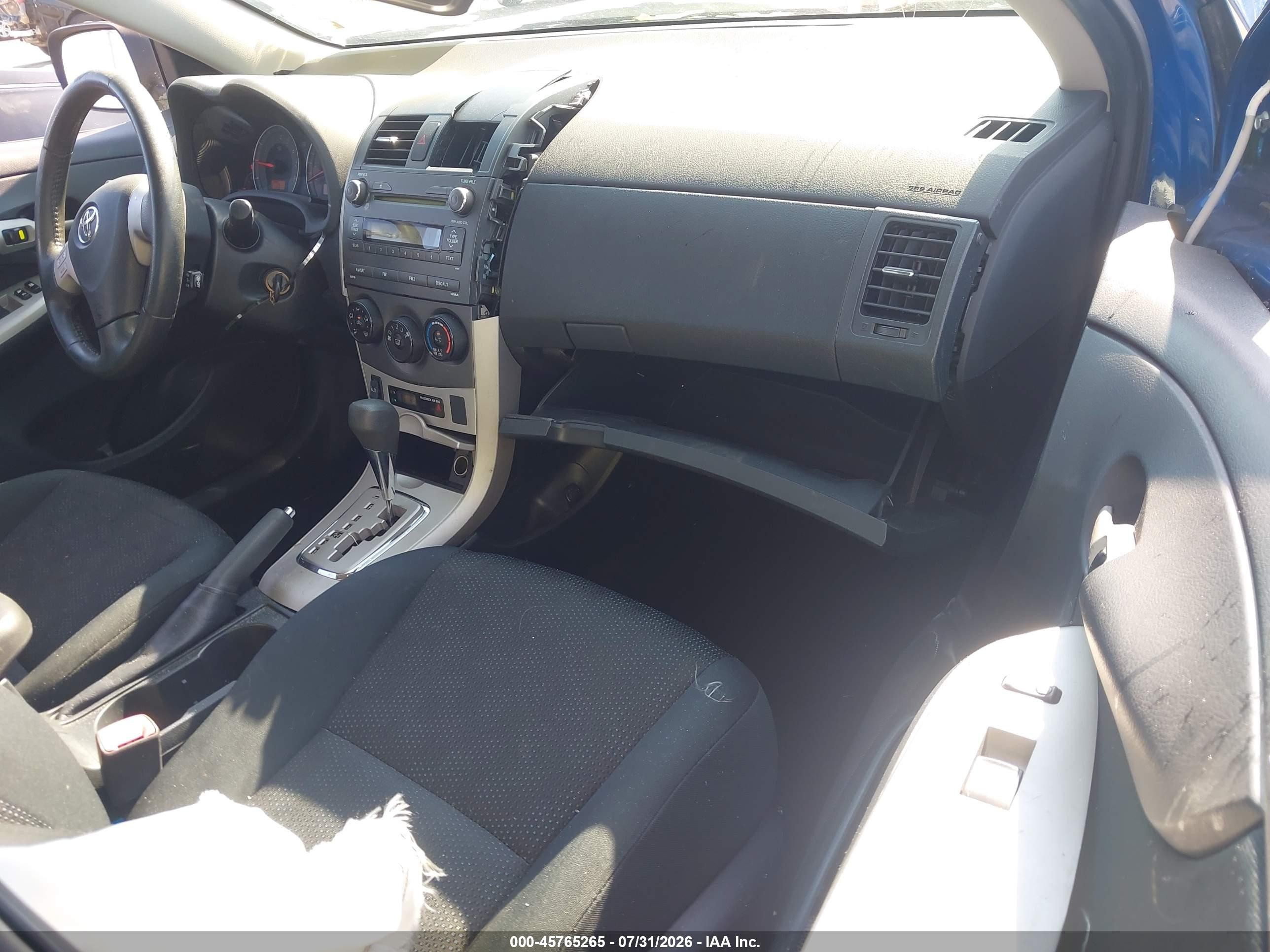 2010 Toyota Corolla S Blue vin: 2T1BU4EEXAC469032