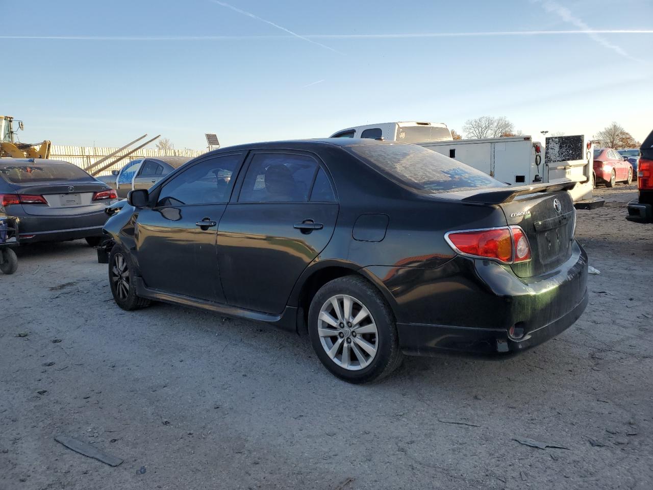 2010 Toyota Corolla Base Black vin: 2T1BU4EEXAC501221