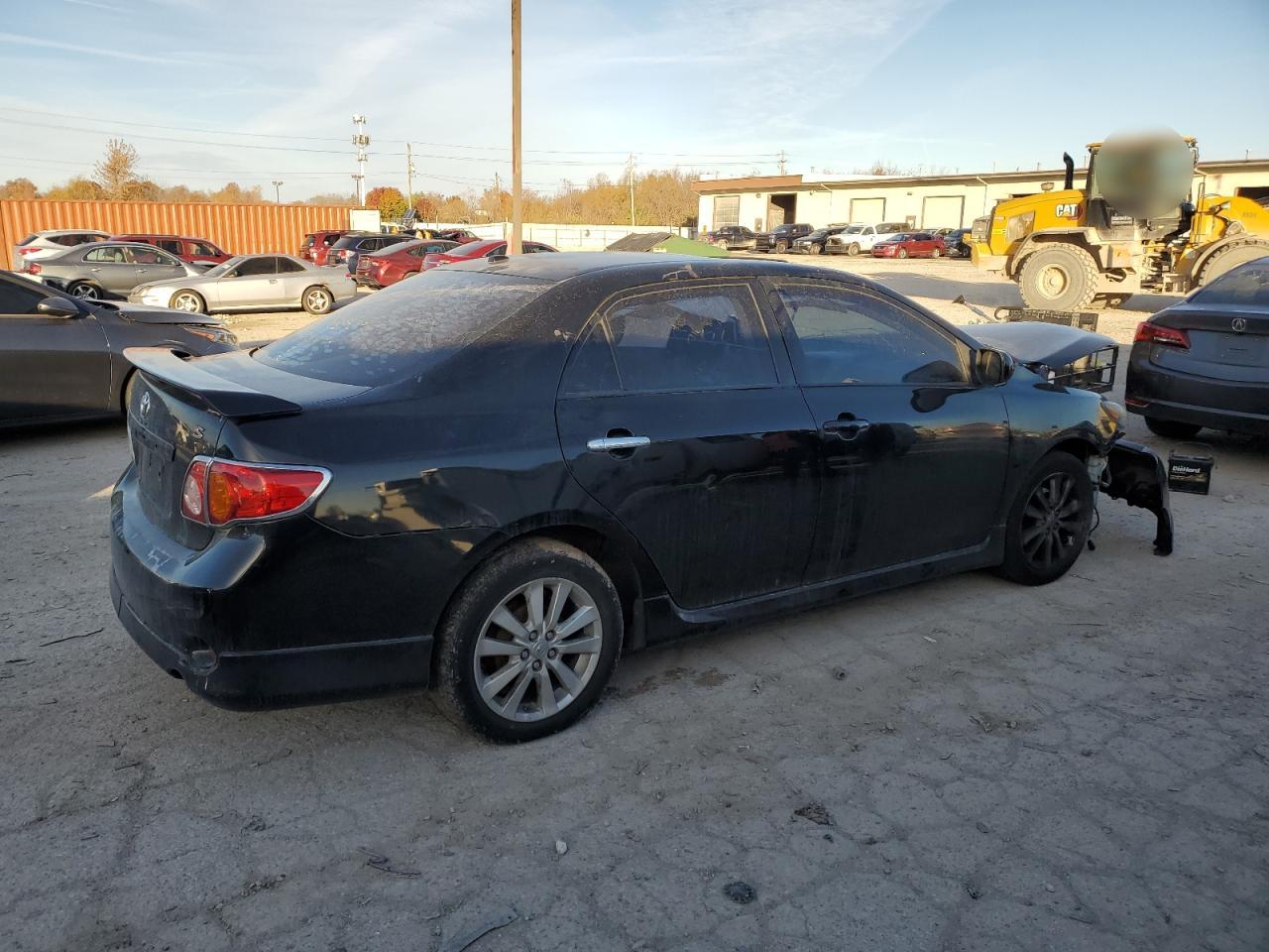 2010 Toyota Corolla Base Black vin: 2T1BU4EEXAC501221