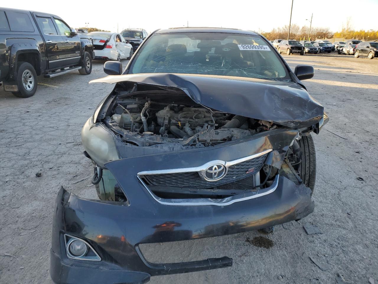 2010 Toyota Corolla Base Black vin: 2T1BU4EEXAC501221
