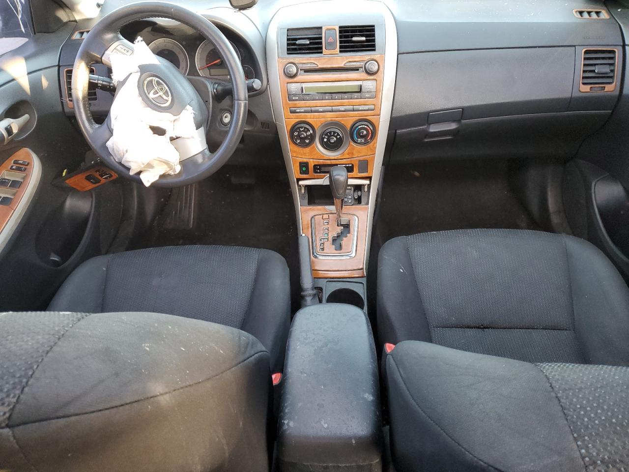 2010 Toyota Corolla Base Black vin: 2T1BU4EEXAC501221