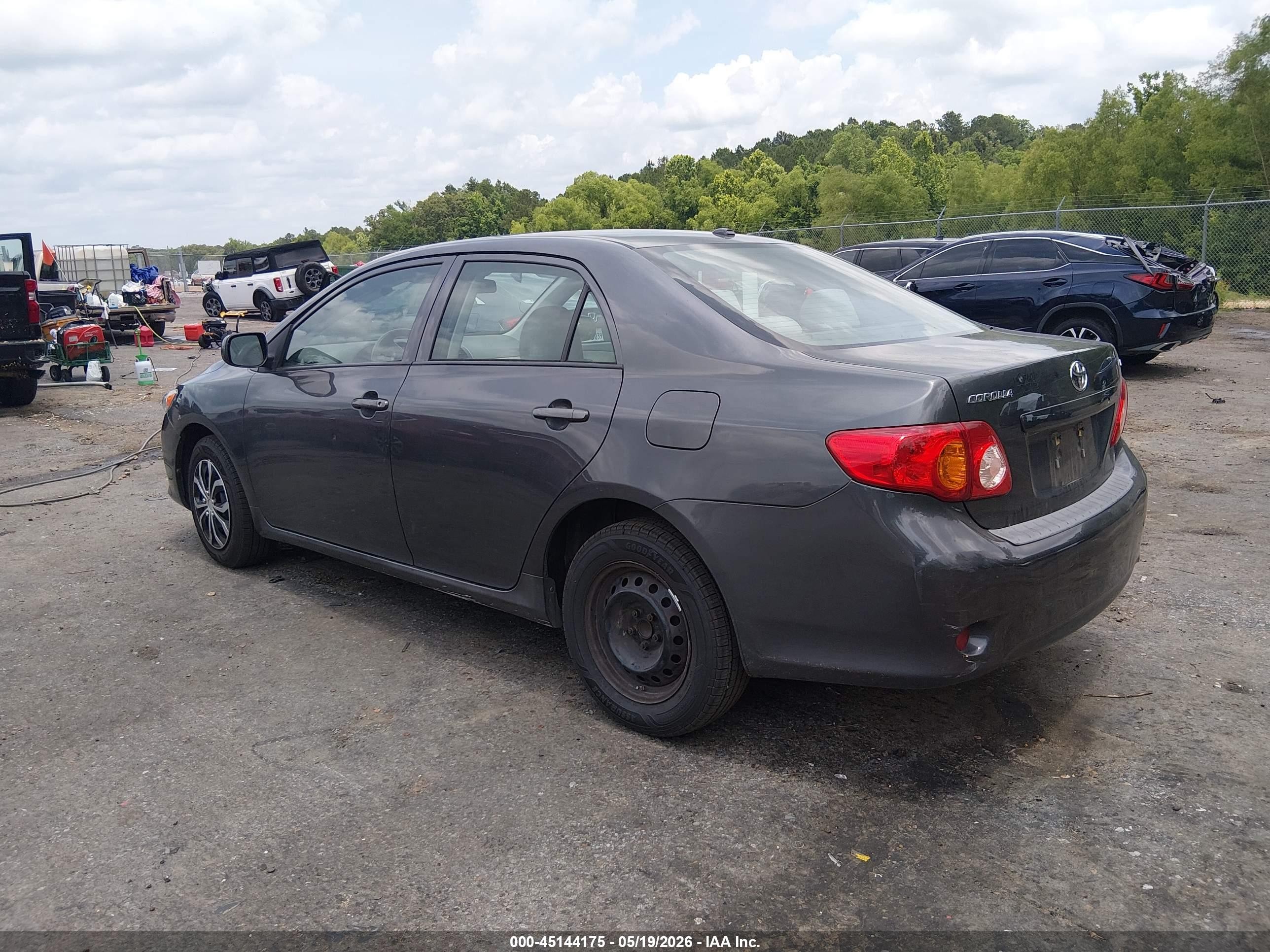 2010 Toyota Corolla Le Gray vin: 2T1BU4EEXAC513238