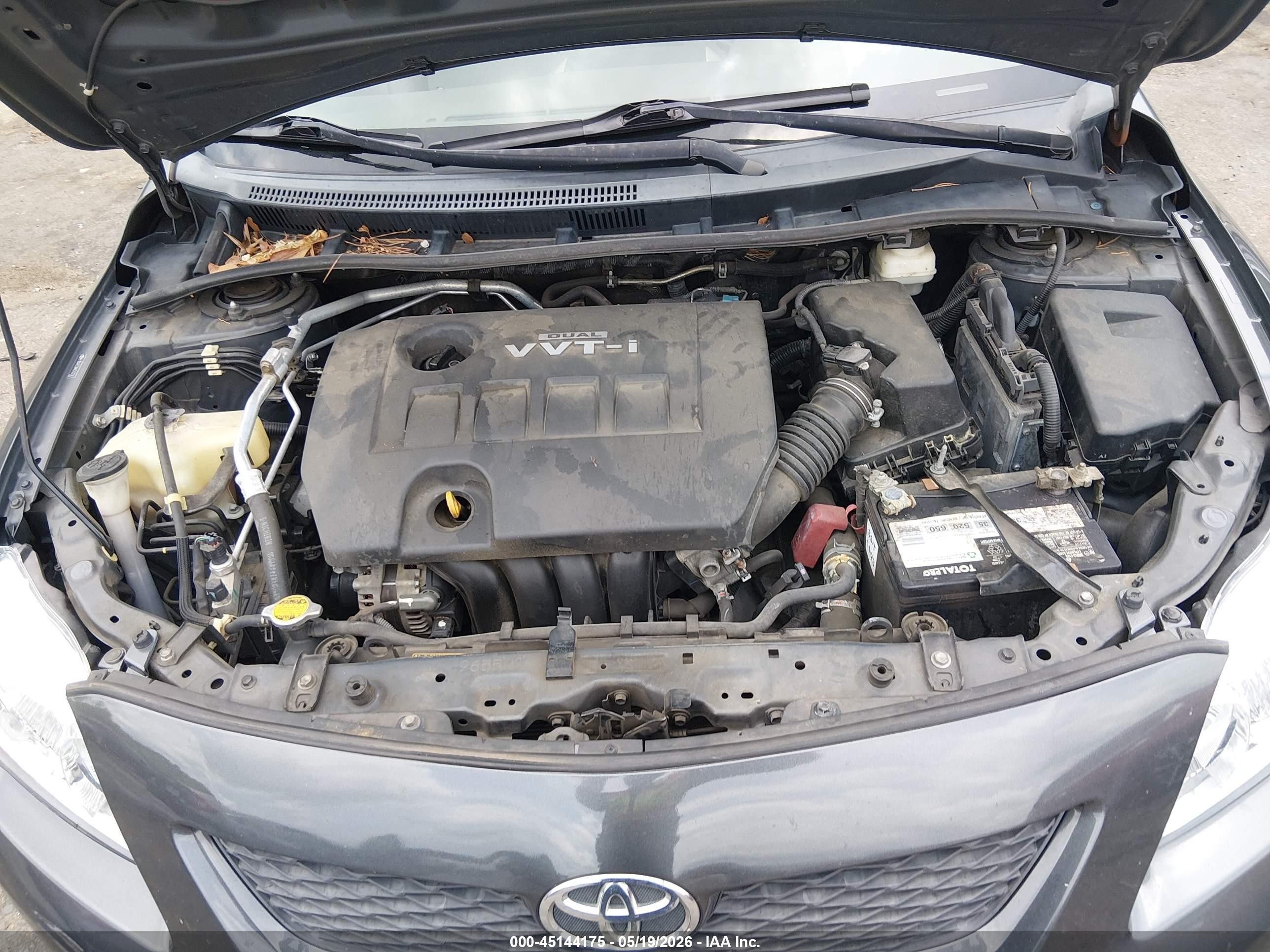 2010 Toyota Corolla Le Gray vin: 2T1BU4EEXAC513238