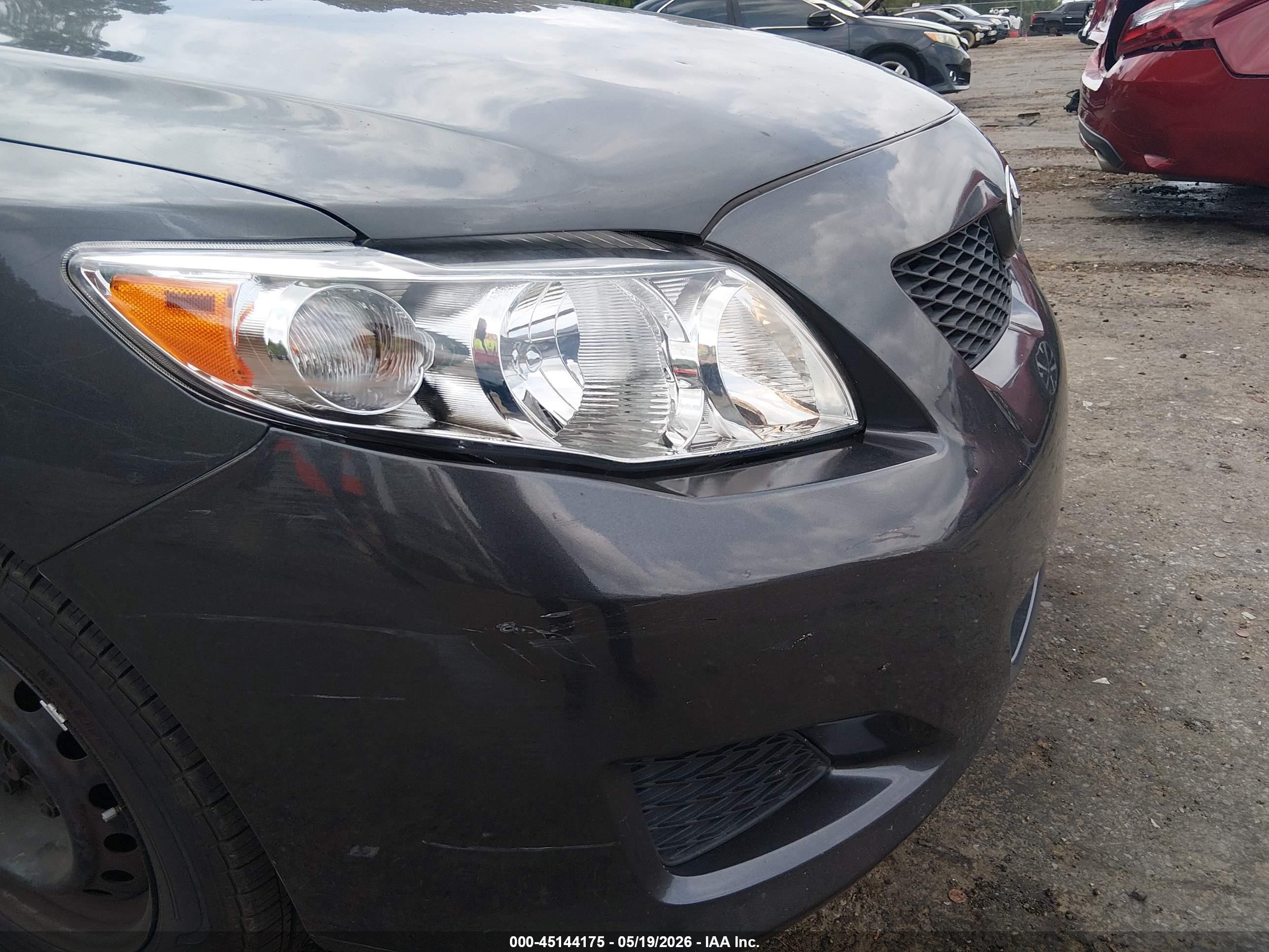 2010 Toyota Corolla Le Gray vin: 2T1BU4EEXAC513238
