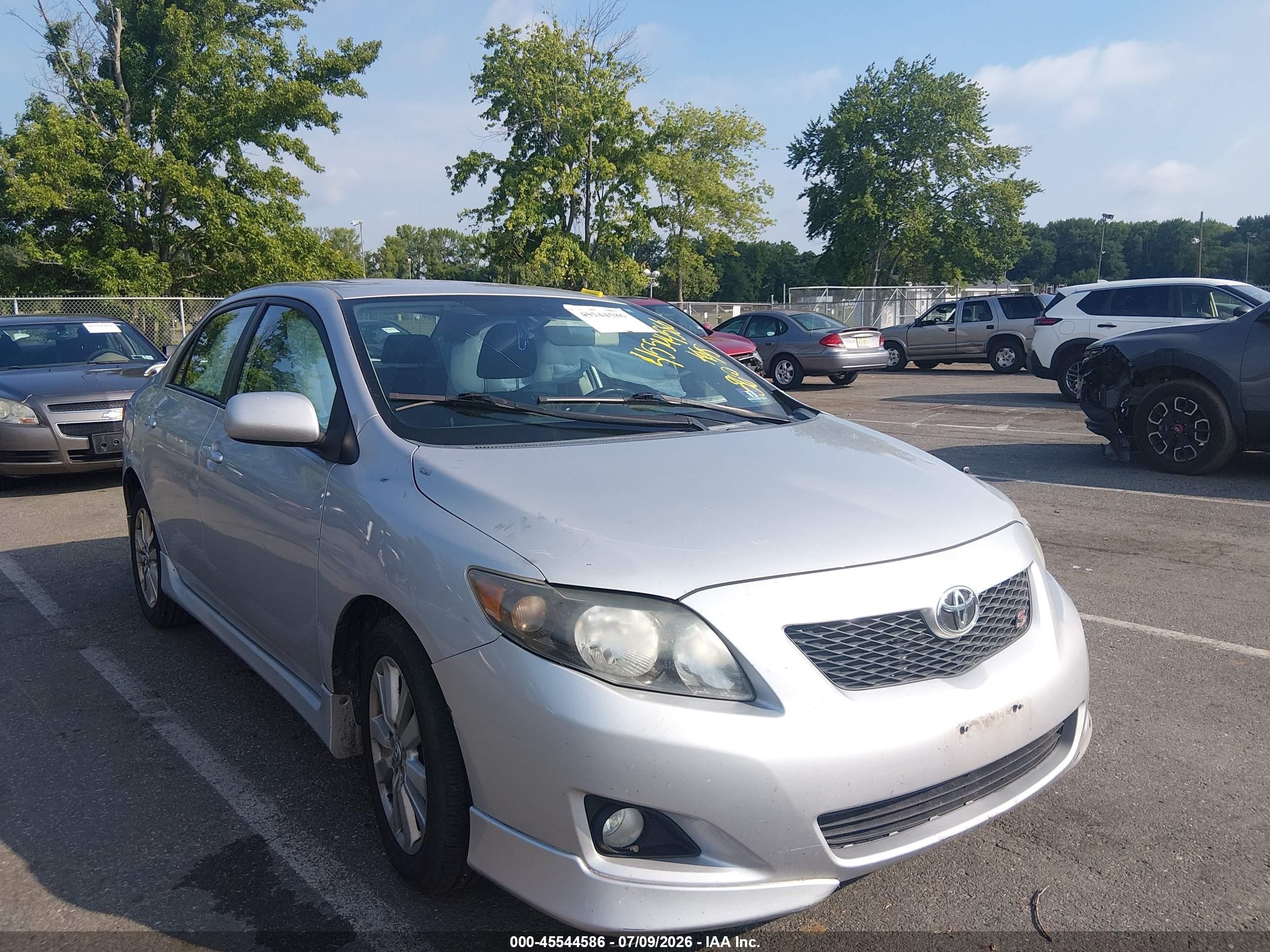 2010 Toyota Corolla S Gray vin: 2T1BU4EEXAC524837