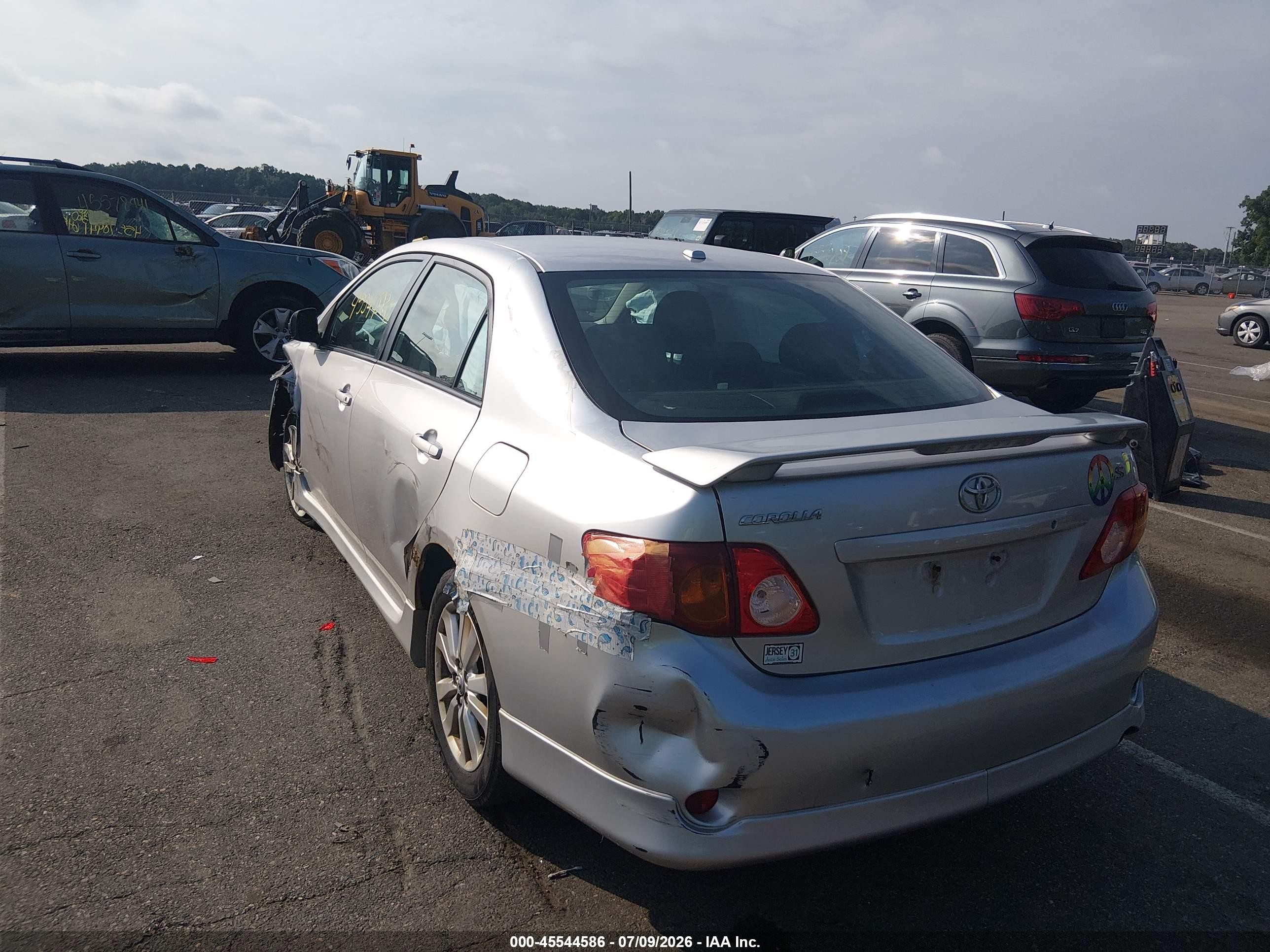2010 Toyota Corolla S Gray vin: 2T1BU4EEXAC524837