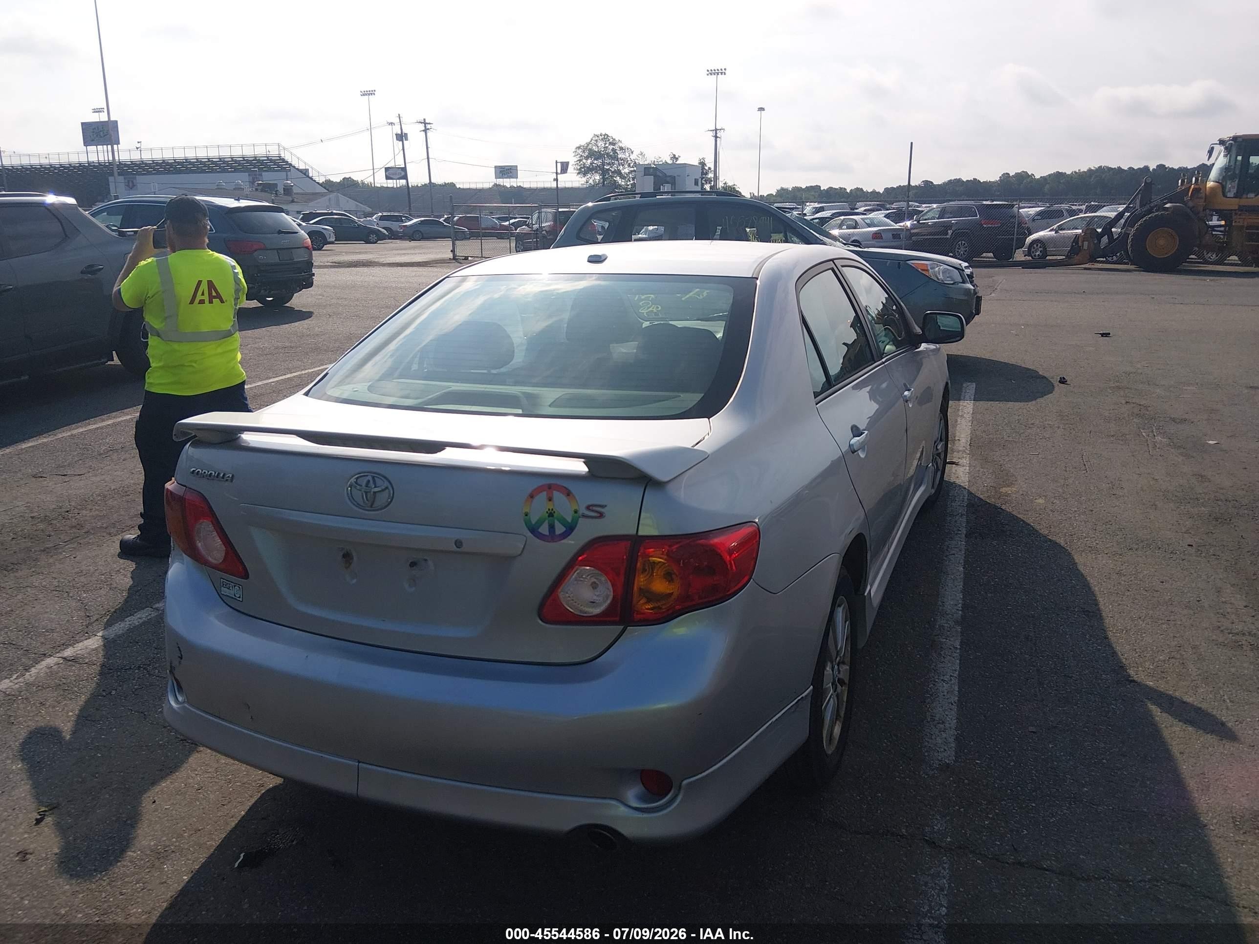 2010 Toyota Corolla S Gray vin: 2T1BU4EEXAC524837
