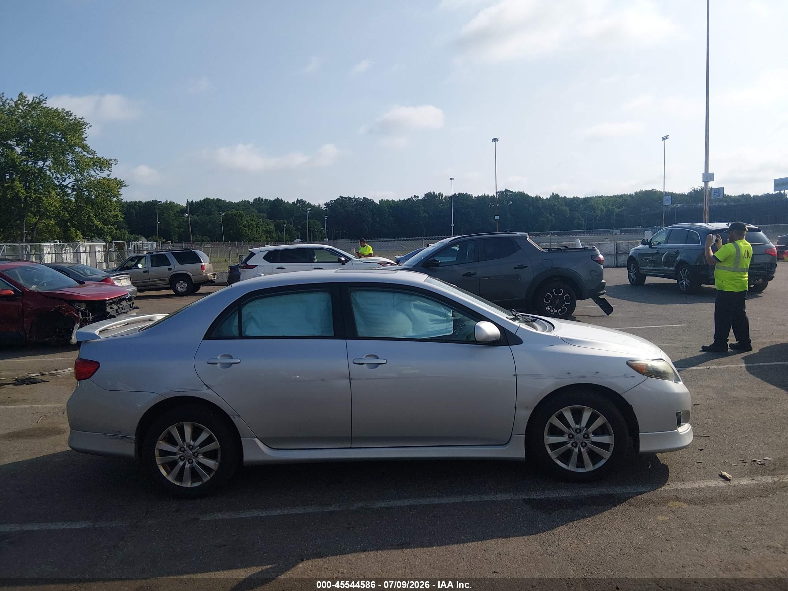 2010 Toyota Corolla S Gray vin: 2T1BU4EEXAC524837