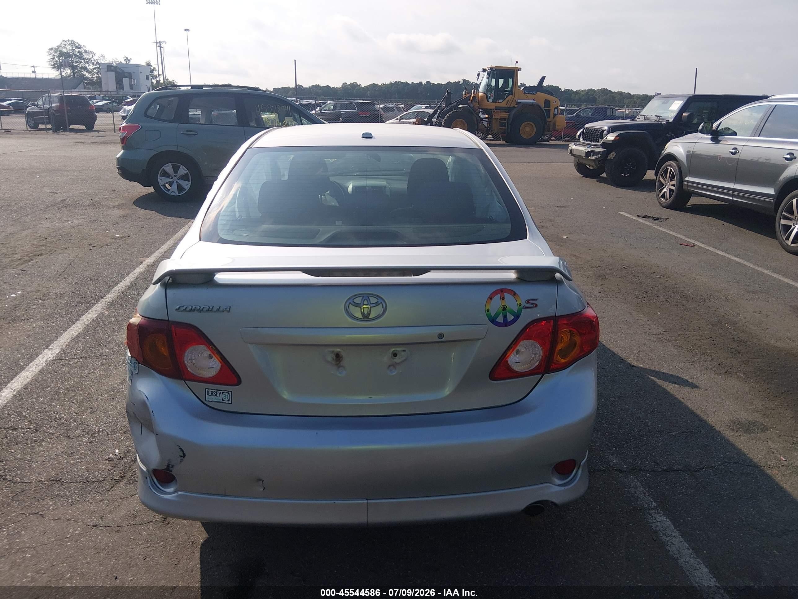 2010 Toyota Corolla S Gray vin: 2T1BU4EEXAC524837