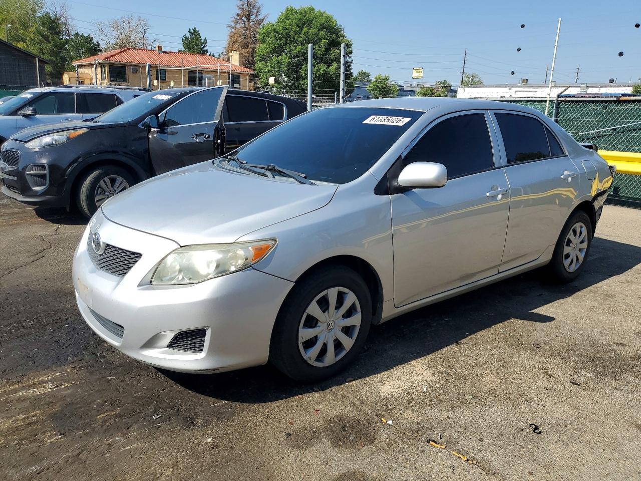 2010 Toyota Corolla Le Silver vin: 2T1BU4EEXAC531075