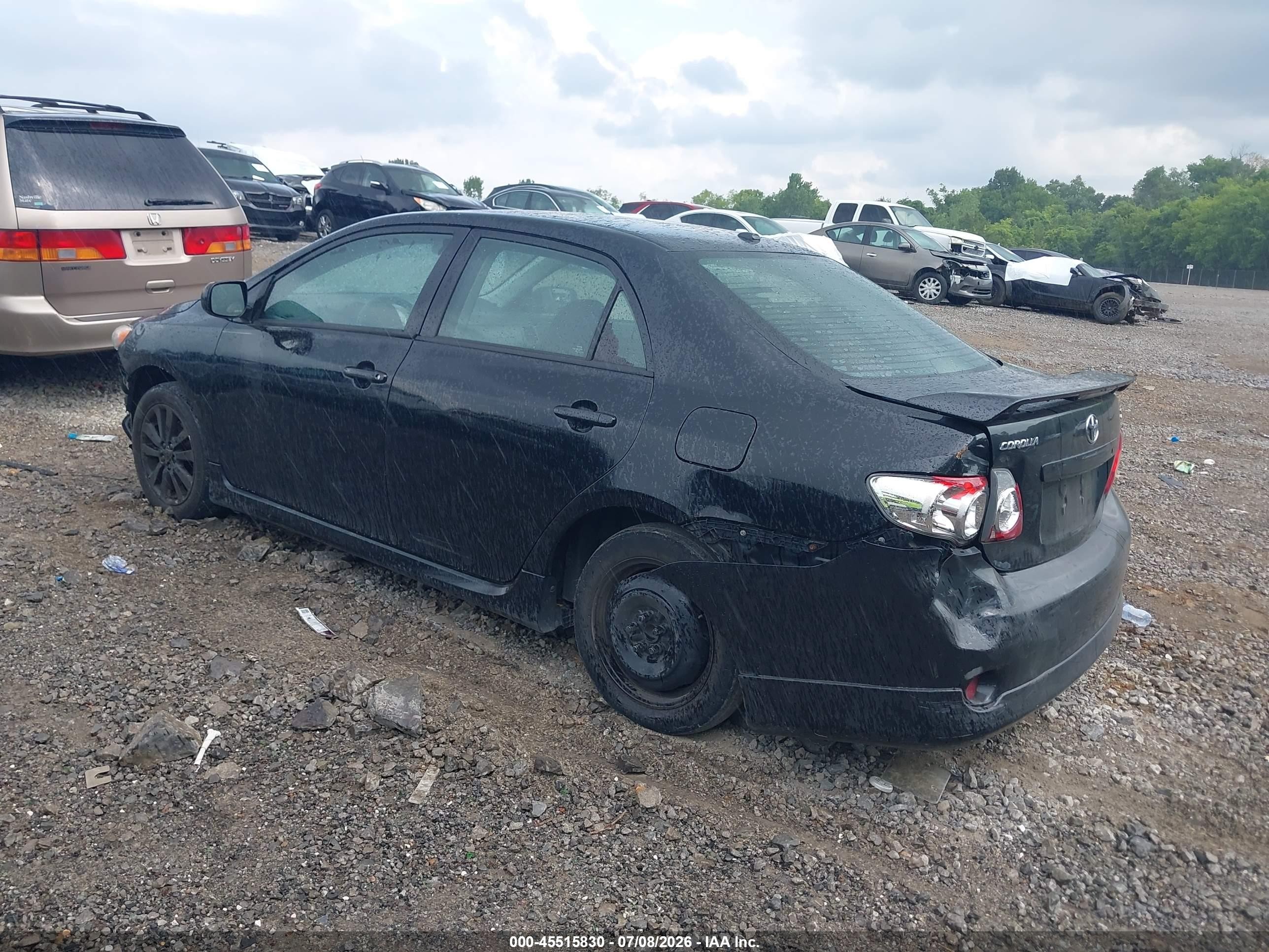 2010 Toyota Corolla S Black vin: 2T1BU4EEXAC532730