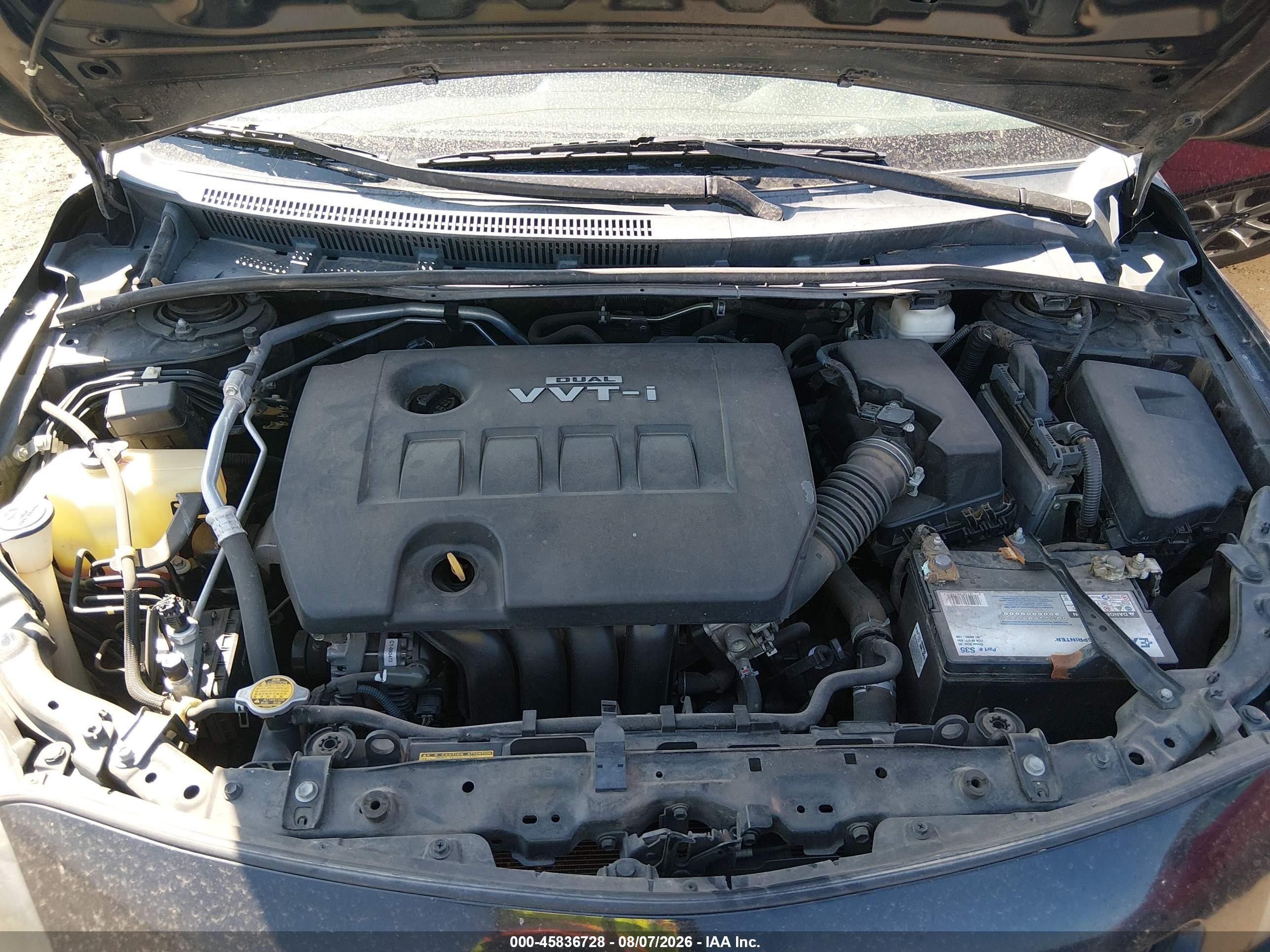2010 Toyota Corolla S Black vin: 2T1BU4EEXAC532758