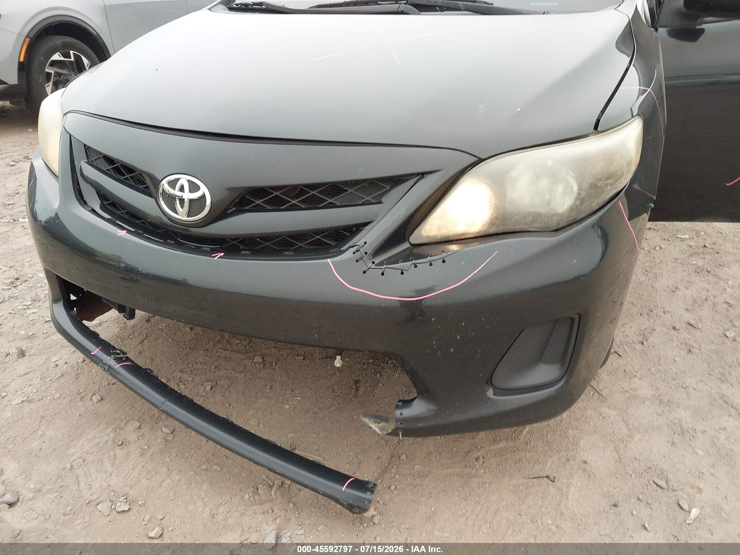2011 Toyota Corolla Le Черный vin: 2T1BU4EEXBC561212